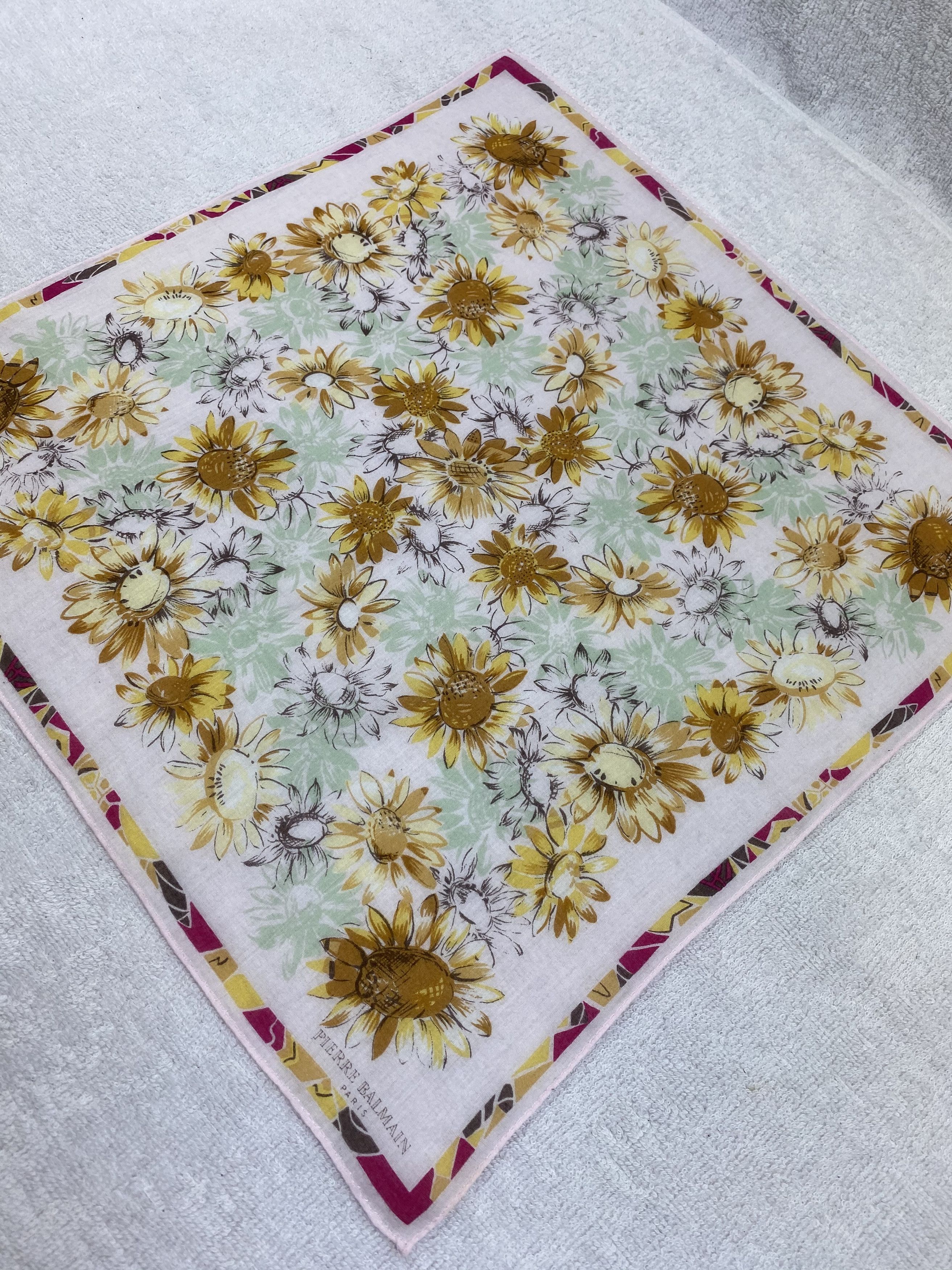 Pierre Balmain × Vintage Pierre Balmain Handkerchief / Bandana / Neckerchief Size ONE SIZE - 4 Thumbnail