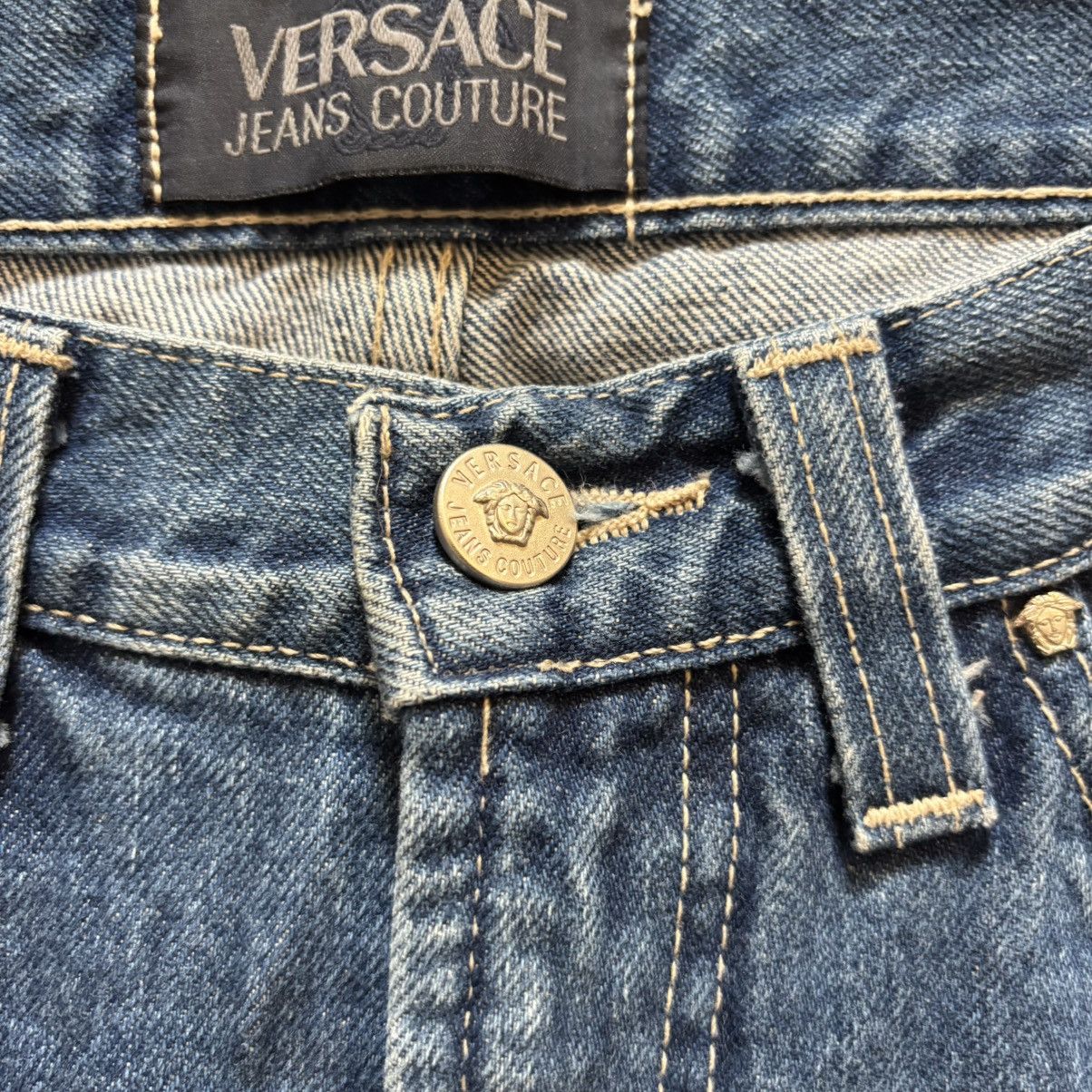 Versace × Vintage $400 Vintage 90s Versace Jeans Size 28" / US 6 / IT 42 - 3 Thumbnail