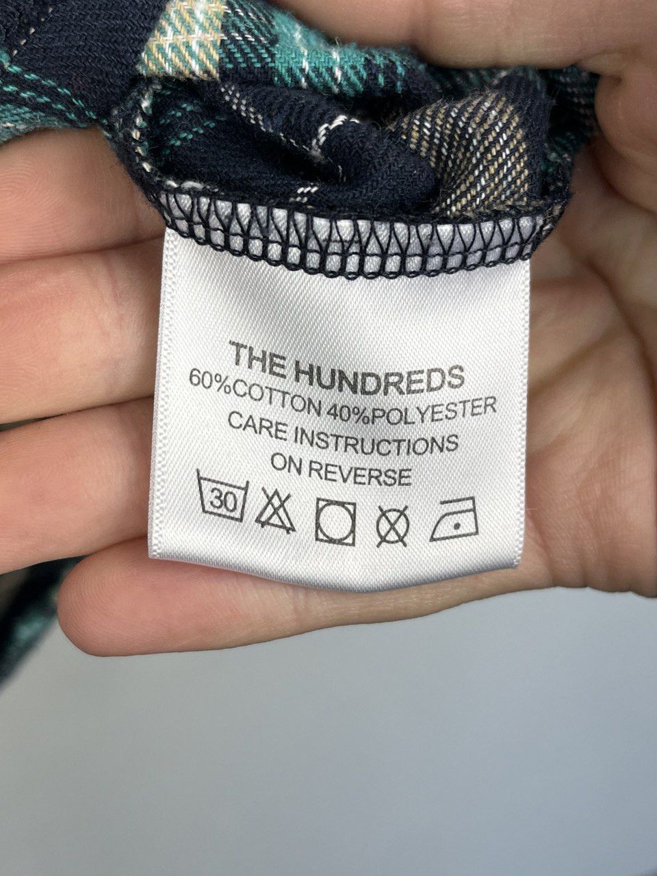 The Hundreds The Hundreds Plaid Logo Shirt Hoodie Flannel Size US M / EU 48-50 / 2 - 8 Thumbnail