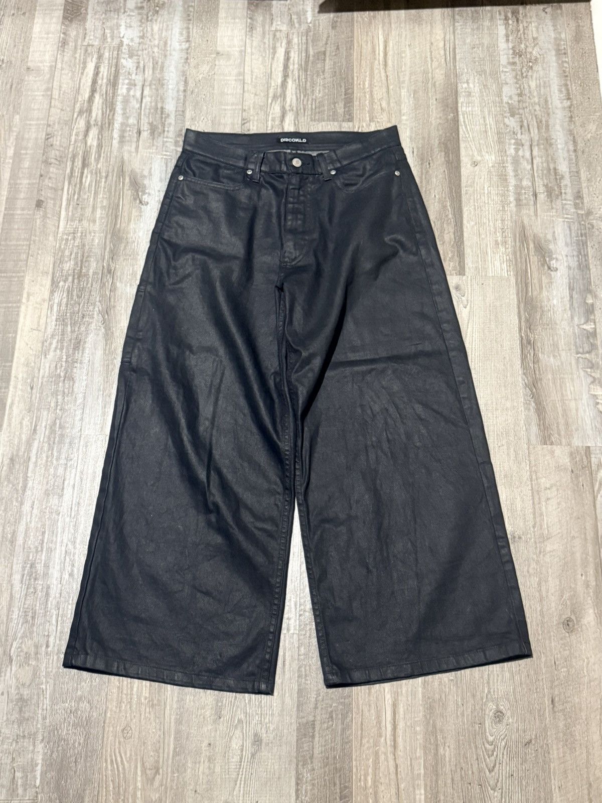 Other Discont’d Waxed Black Baggy Denim Size US 30 / EU 46 - 1 Thumbnail