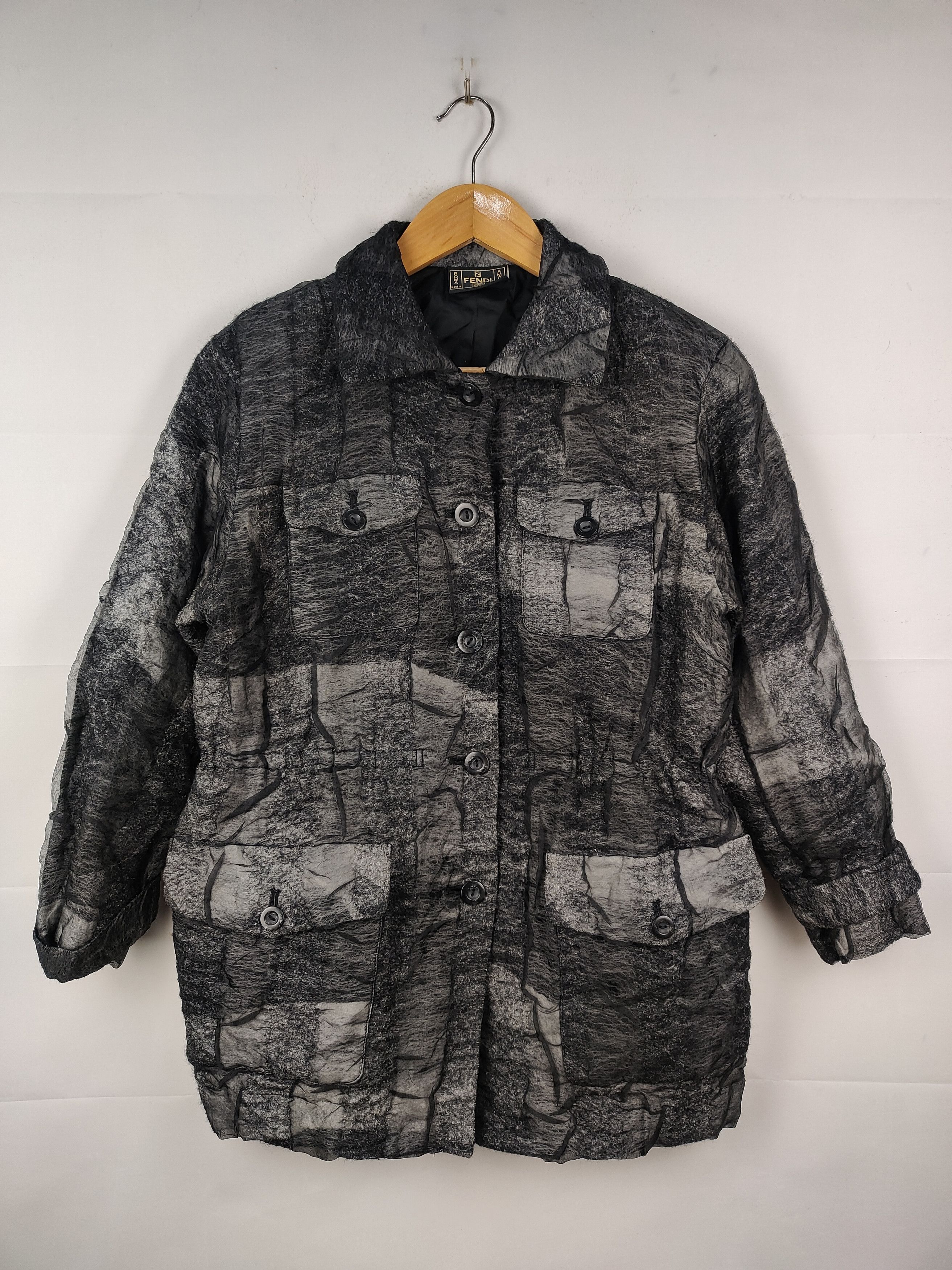 Fendi Vintage Fendi Button-up Jacket Size US S / EU 44-46 / 1 - 1 Thumbnail