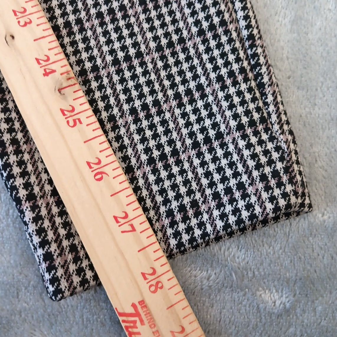 Vintage Maurices Dress Pants Womens XS Black Plaid Stretch Pockets 26x28 Mid Rise Straight 28 Inseam (Regular) Matches Size 26" / US 2 / IT 38 - 6 Thumbnail