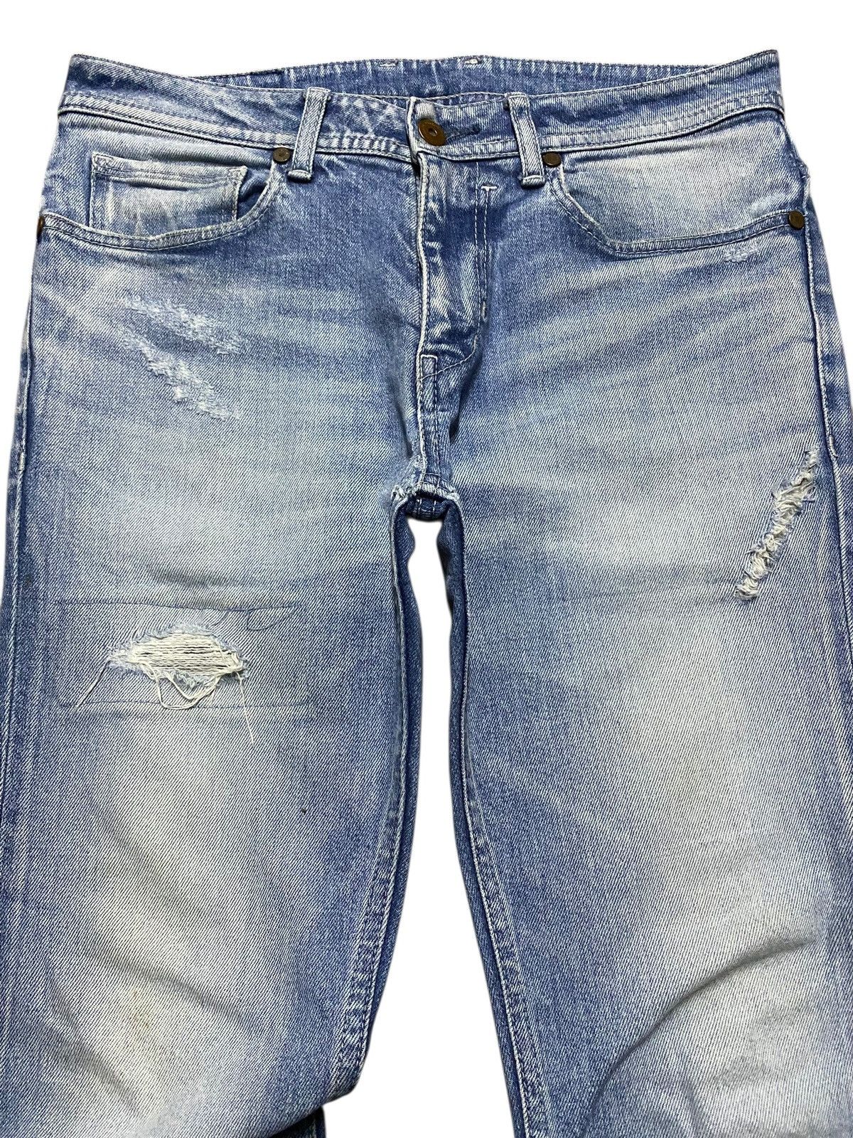Japanese Brand Japanese Brand Rippo Trenta Anni Distressed Slim Jeans Size US 30 / EU 46 - 3 Thumbnail