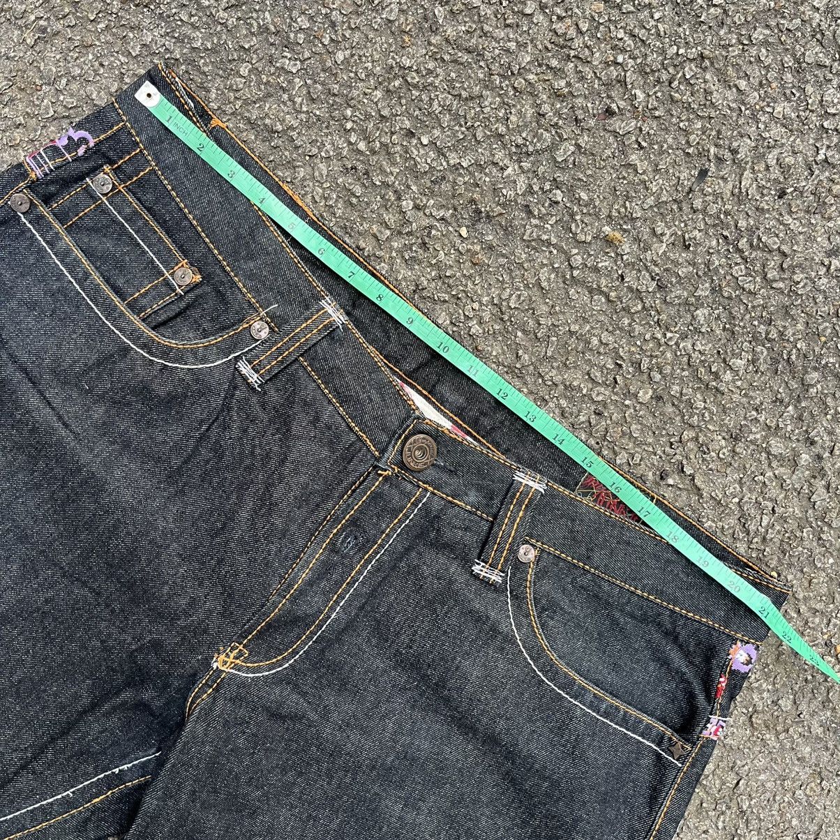 Southpole Crazy Vintage Imperial Junkie Jeans Y2K Ed Hardy Style Size US 40 / EU 56 - 6 Thumbnail