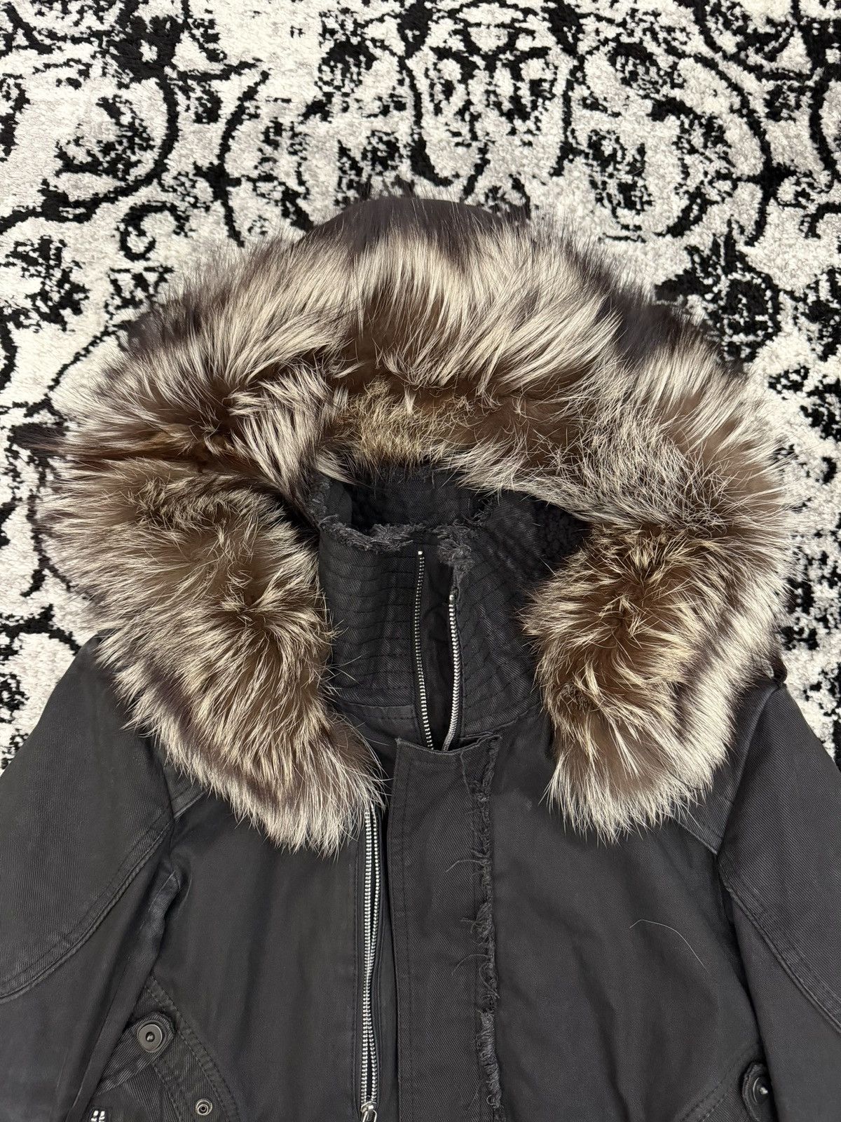 14th Addiction 14th Addiction Waxed Gas Mask Fox Fur Parka Size US M / EU 48-50 / 2 - 2 Thumbnail