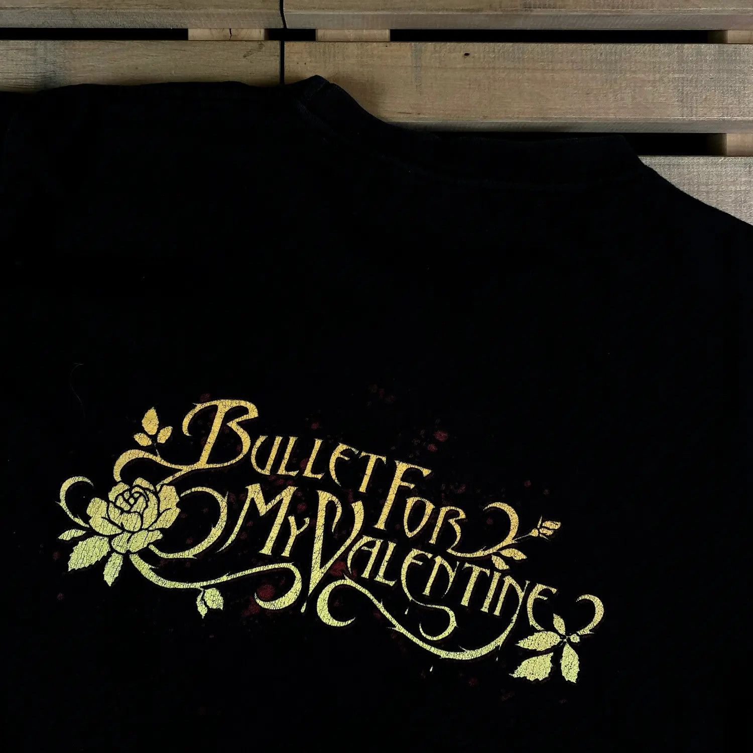 Band Tees Mens Vintage T Shirt Bullet For My Valentine Band Size L Size US L / EU 52-54 / 3 - 8 Thumbnail