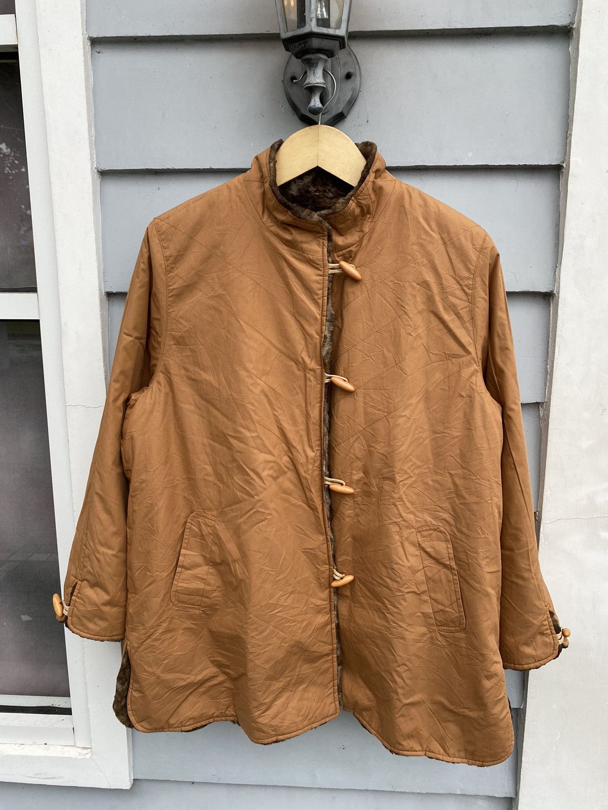 If Six Was Nine Rasonna Ohkura/Tokyo Vintage Padded Toggle Coat Fur Linned Size US M / EU 48-50 / 2 - 2 Thumbnail