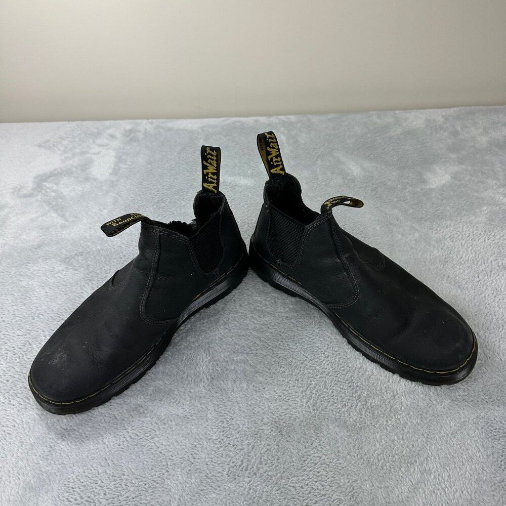 Dr. Martens Dr Martens Hardie Black Leather Boots Men's Size 10 US Size US 10 / EU 43 - 2 Thumbnail