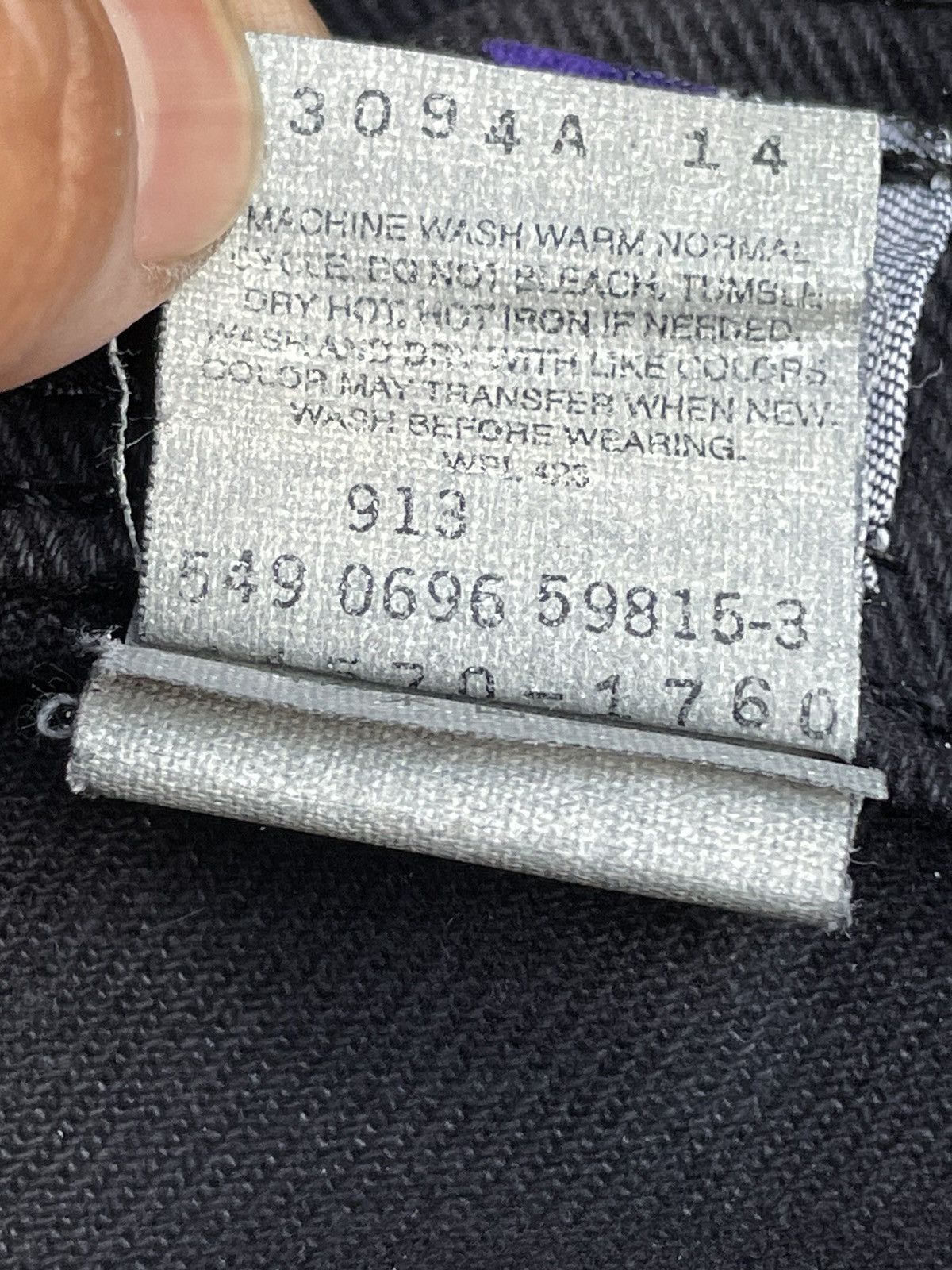 Levi's Vintage Rare Black Levis Silver tab Baggy Size US 34 / EU 50 - 11 Thumbnail