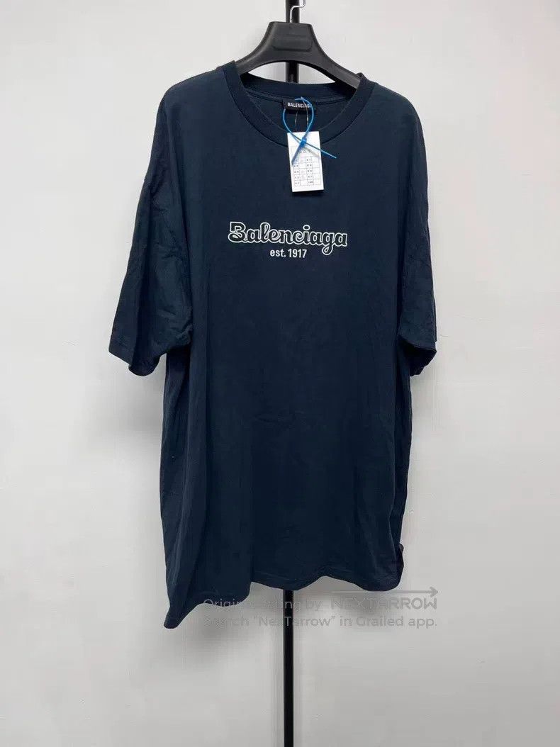 Balenciaga Balenciaga Solid color logo printed casual short-sleeve T- Size US M / EU 48-50 / 2 - 1 Thumbnail