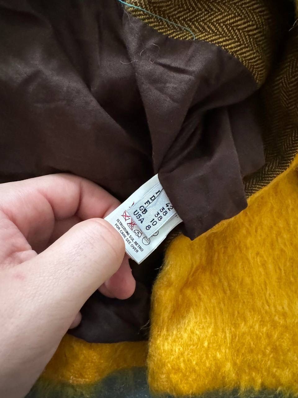 Moschino Moschino Cheap&Chic Mohair Yellow Fuzzy Blazer Size M / US 6-8 / IT 42-44 - 11 Thumbnail