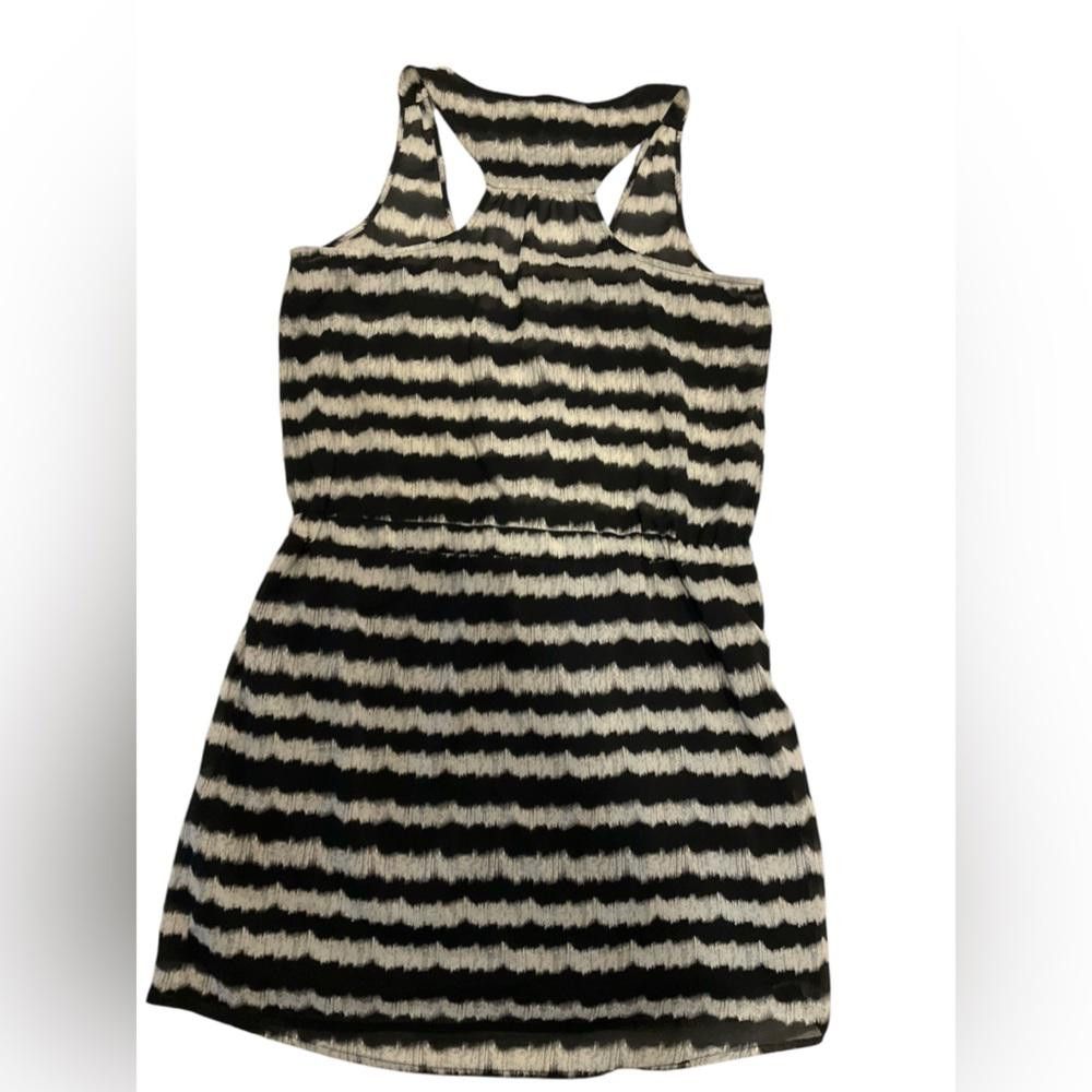 Bar III Bar III 3 Women Size Medium Fit & Flare Dress Black White Size M / US 6-8 / IT 42-44 - 2 Thumbnail