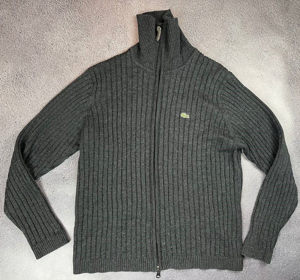 Lacoste Lacoste wool zip sweater size S-M Size US S / EU 44-46 / 1 - 1 Thumbnail