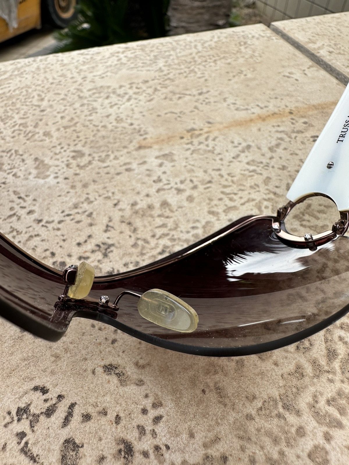 Trussardi Trussardi Sunglasses White TE 21132 Size ONE SIZE - 5 Thumbnail