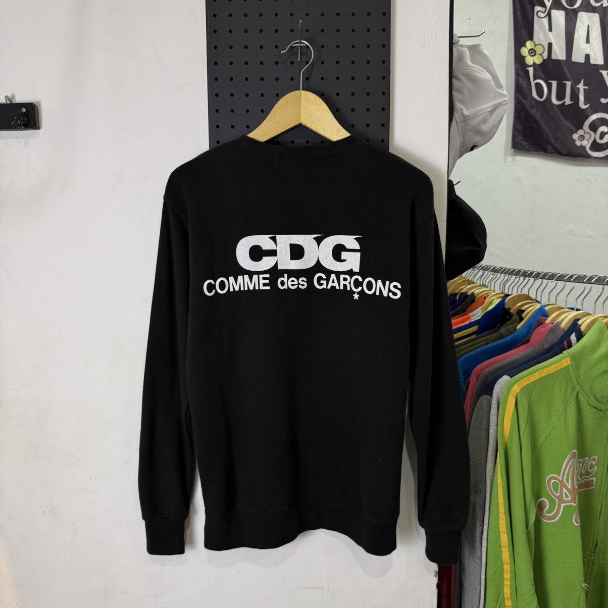 Comme des Garcons COMME des GARCONS good design shop black backhit sweatshirt Size US M / EU 48-50 / 2 - 1 Thumbnail