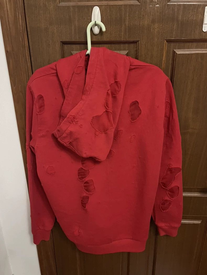 Givenchy Givenchy Classic Ripped Hoodie Size US L / EU 52-54 / 3 - 2 Thumbnail