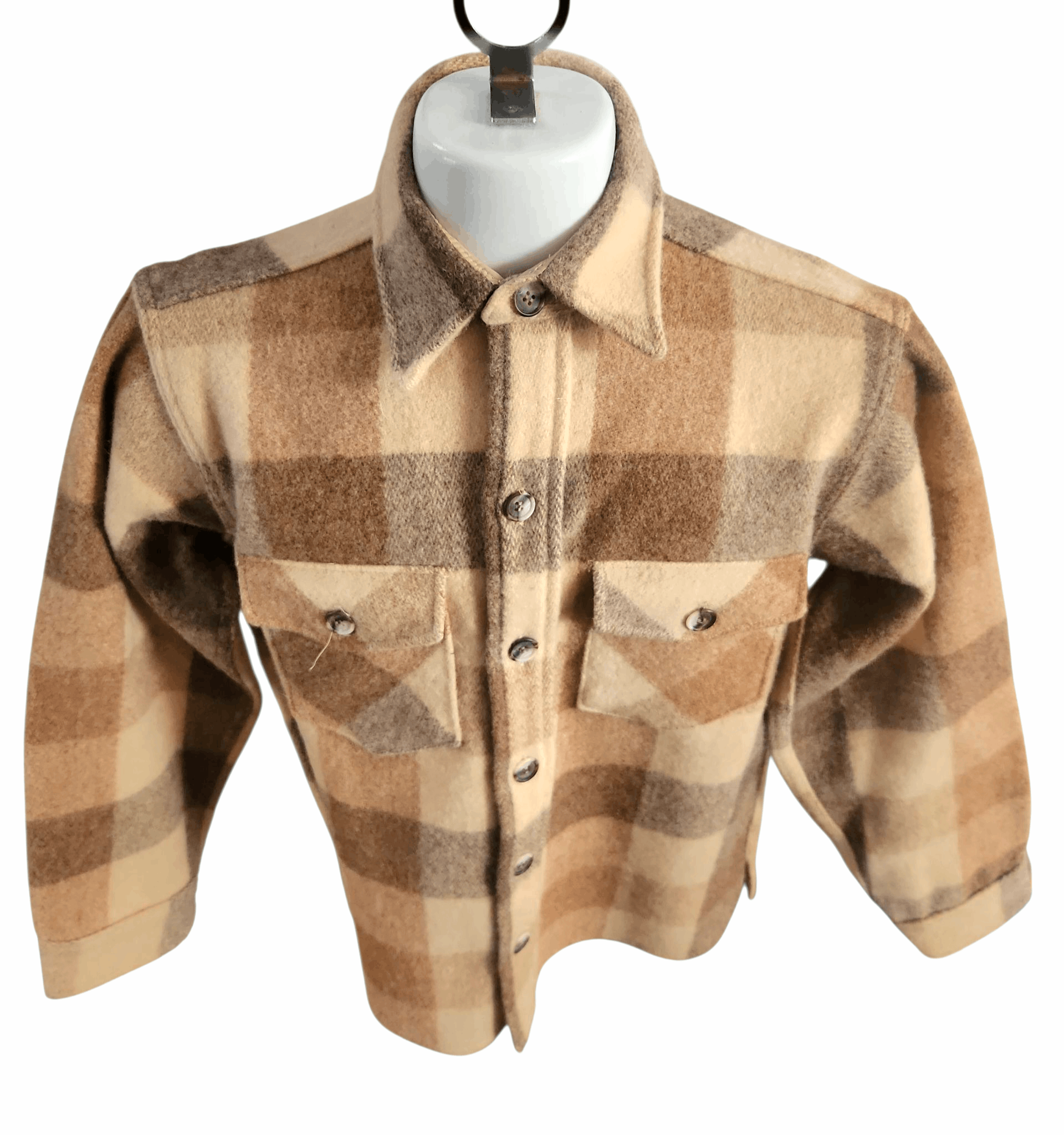 Woolrich Woolen Mills Woolrich True Vintage Medium Brown Wool Blend Buffalo Plaid Size US M / EU 48-50 / 2 - 2 Thumbnail