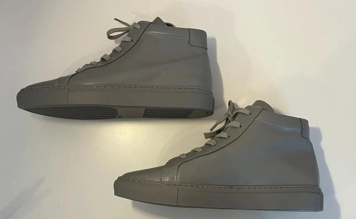 Common Projects High-Top Sneakers Achilles Leather Trainers Boot UK4 EU37 Size US 7 / IT 37 - 8 Thumbnail