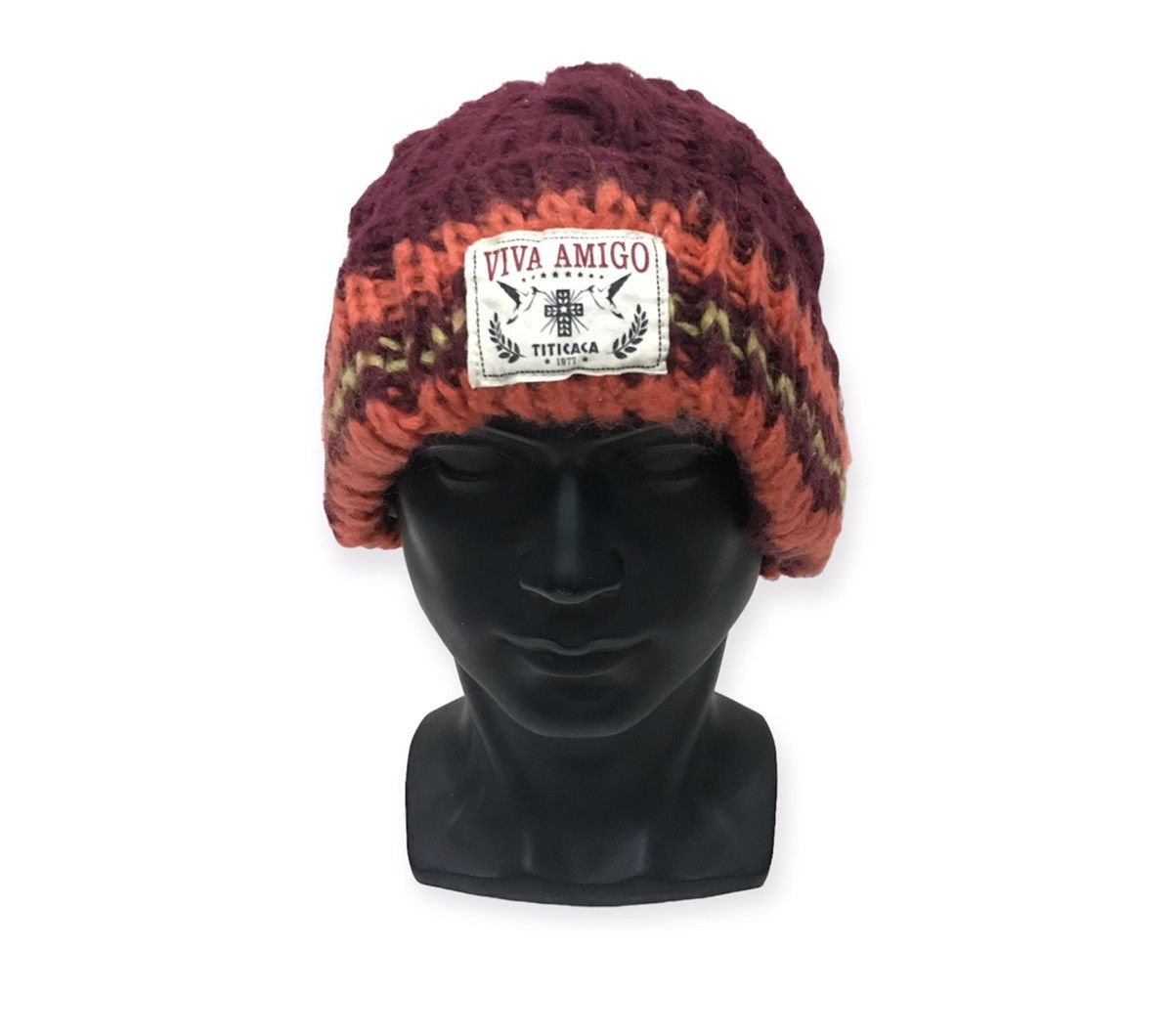 image of Titicaca Knit Beanie Hat in Red, Men's