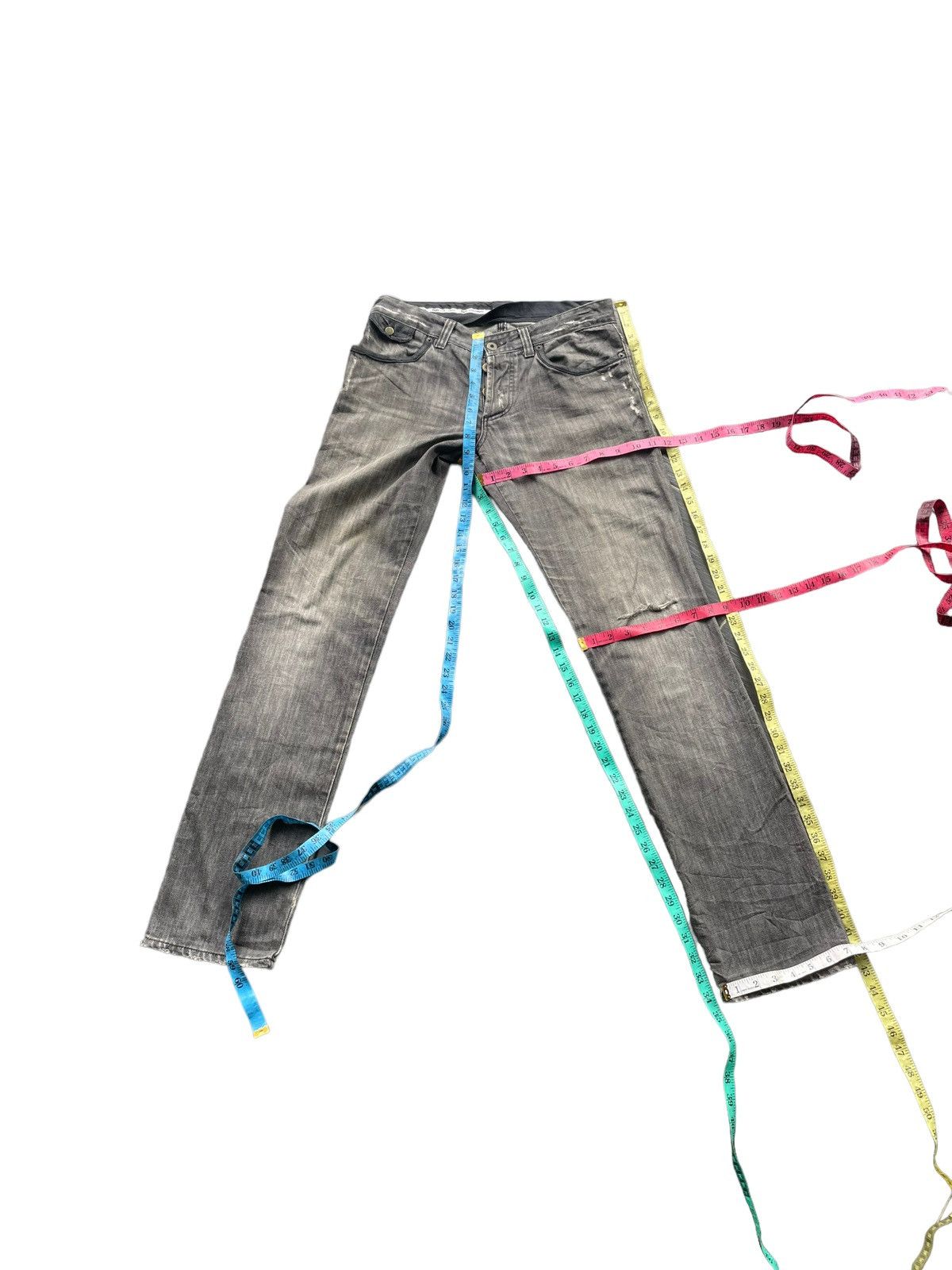 Dolce & Gabbana × If Six Was Nine × Le Grande Bleu (L.G.B.) Vintage Dolce & Gabbana Distresed Denim Size US 33 - 22 Thumbnail