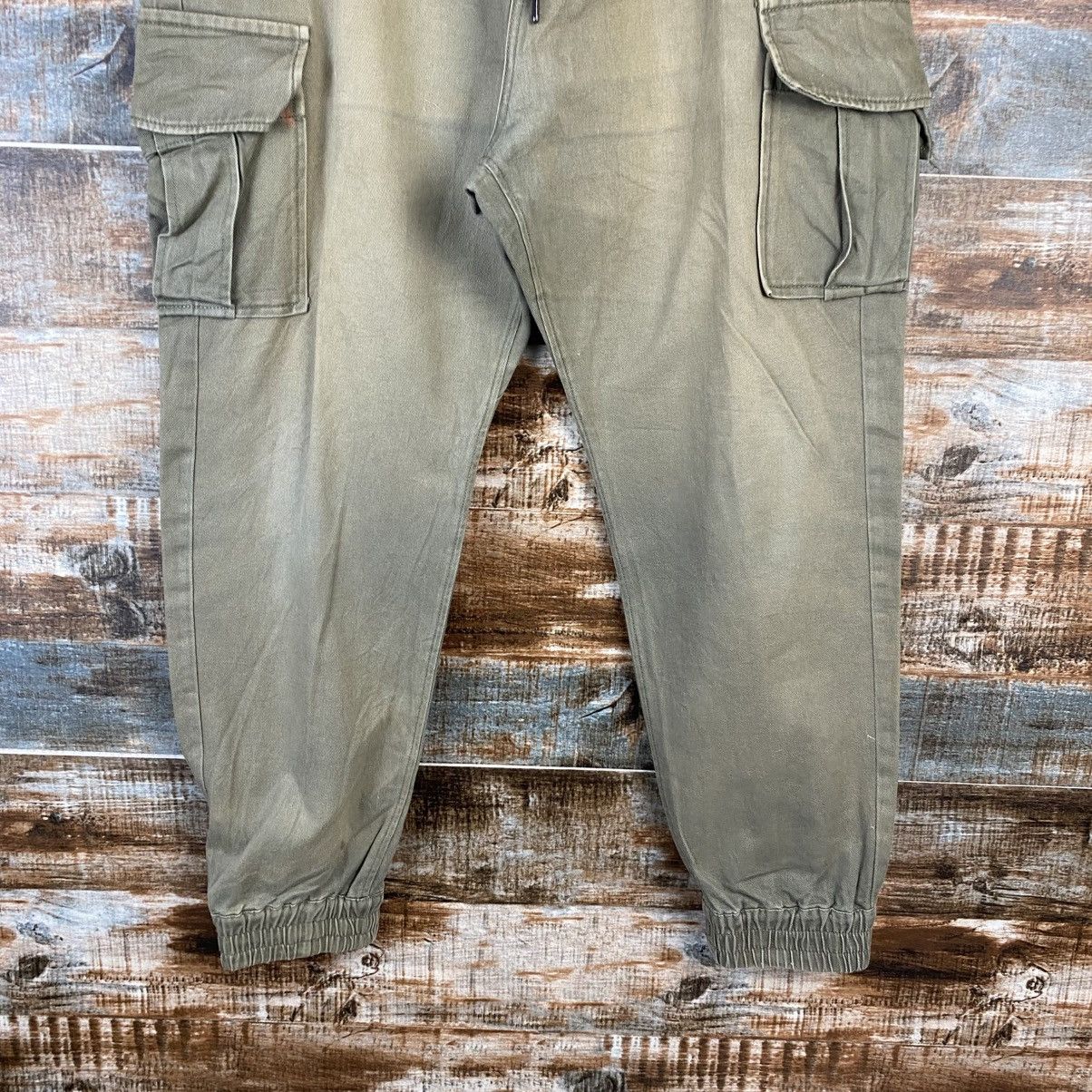 BASE CONTROL DL Base Control Green Joggers Pants #C764 Size US 29 - 6 Thumbnail