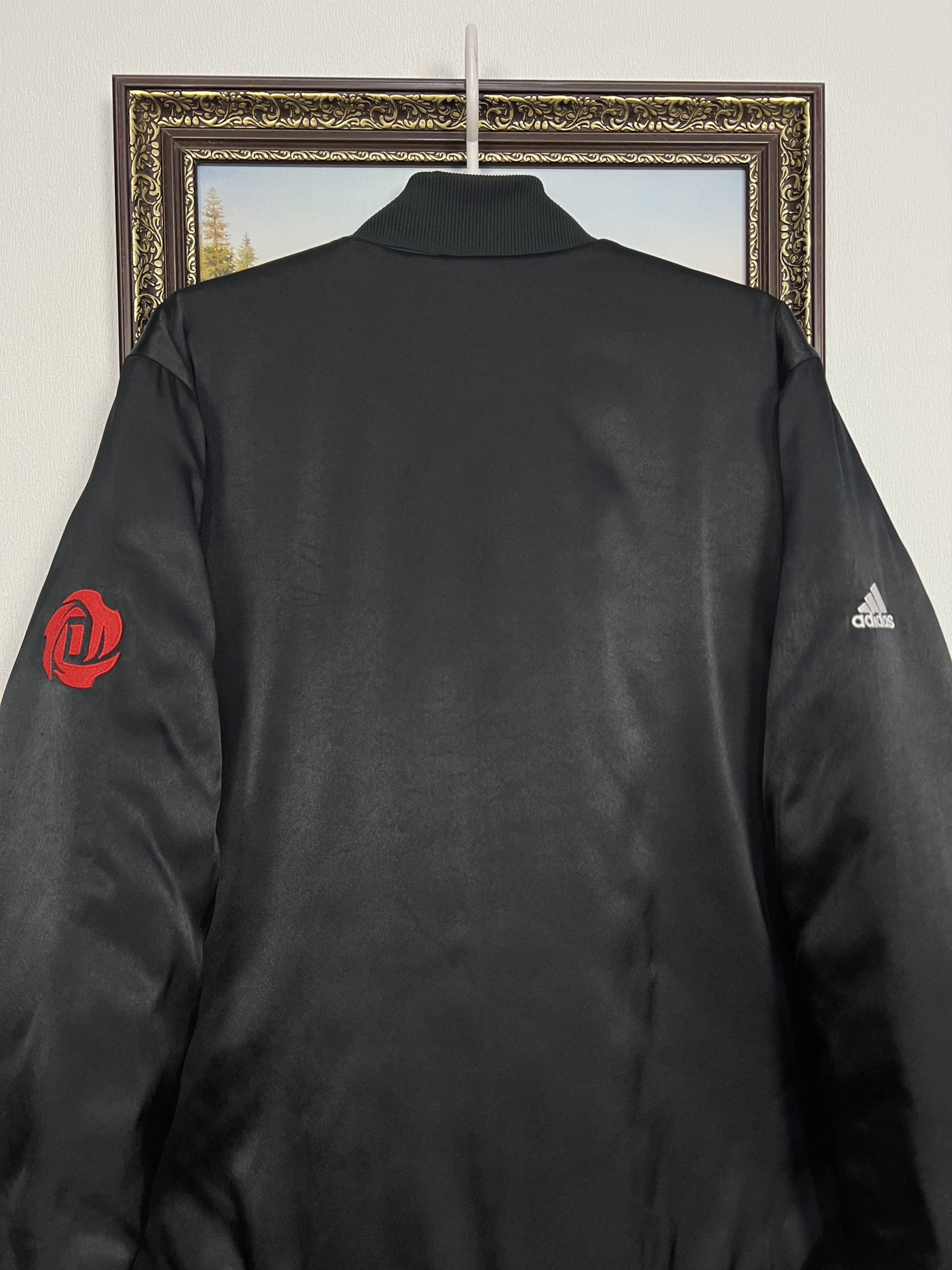 Adidas Adidas Chicago Bulls Derrick Rose Satin Bomber Jacket NBA Size US L / EU 52-54 / 3 - 10 Thumbnail