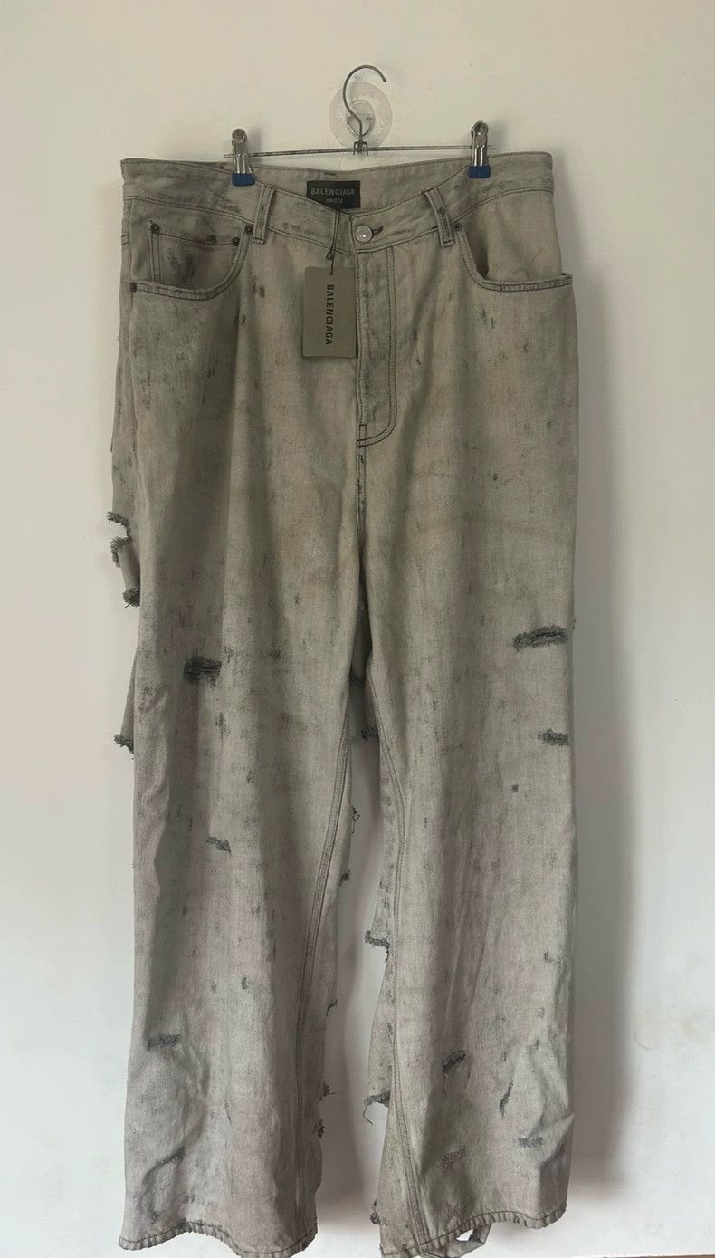 Balenciaga Balenciaga size L Super Destrop Rip Super Destrop Jeans Wo Size US 27 - 1 Thumbnail