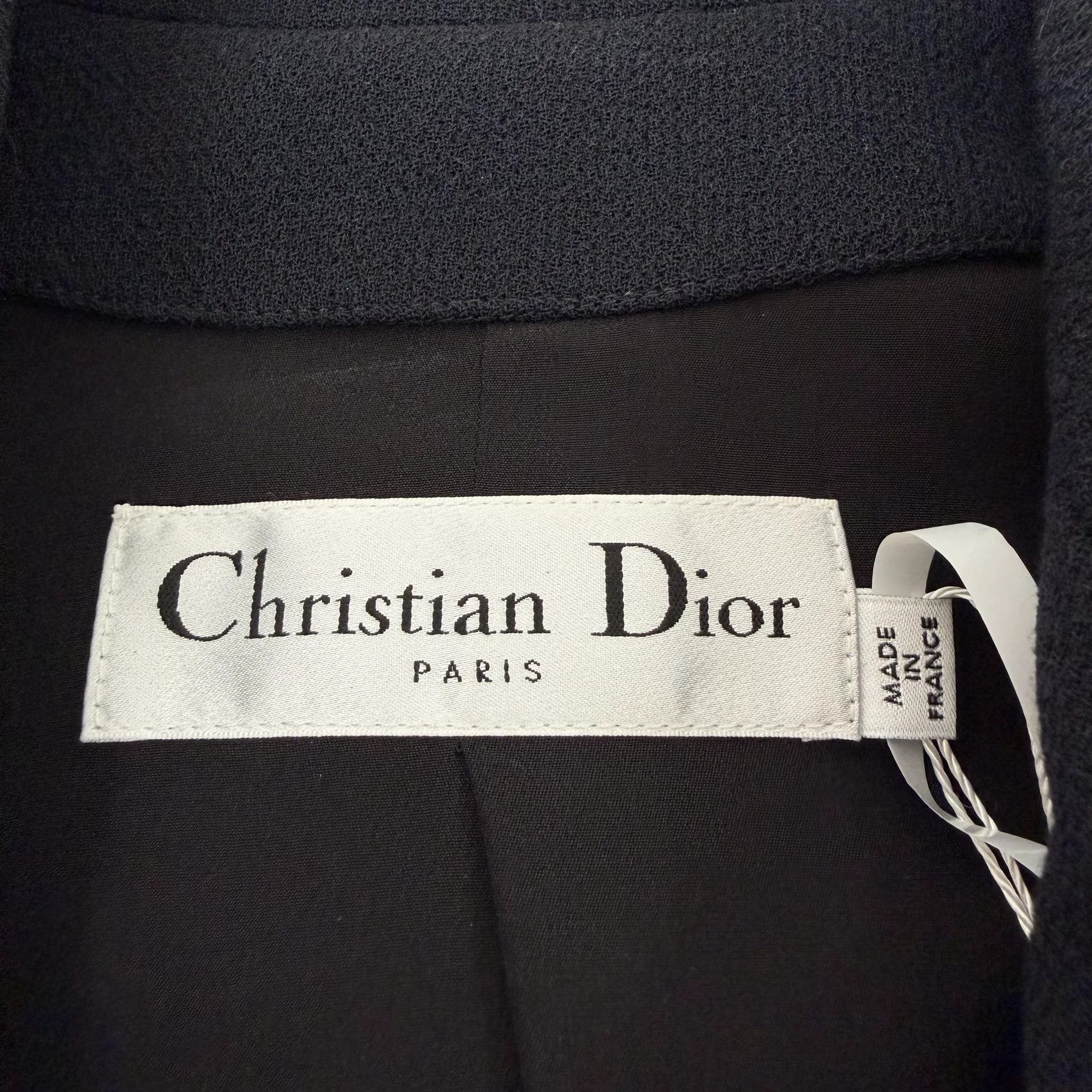 Dior Christian Dior navy long sleeveless dress F34 2806 Size XS / US 0-2 / IT 36-38 - 6 Thumbnail