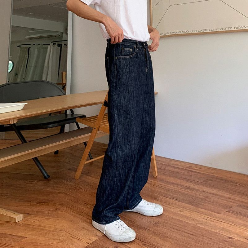 Japanese Brand × Jean Retro high street loose casual wide leg jeans Size US 32 / EU 48 - 3 Thumbnail