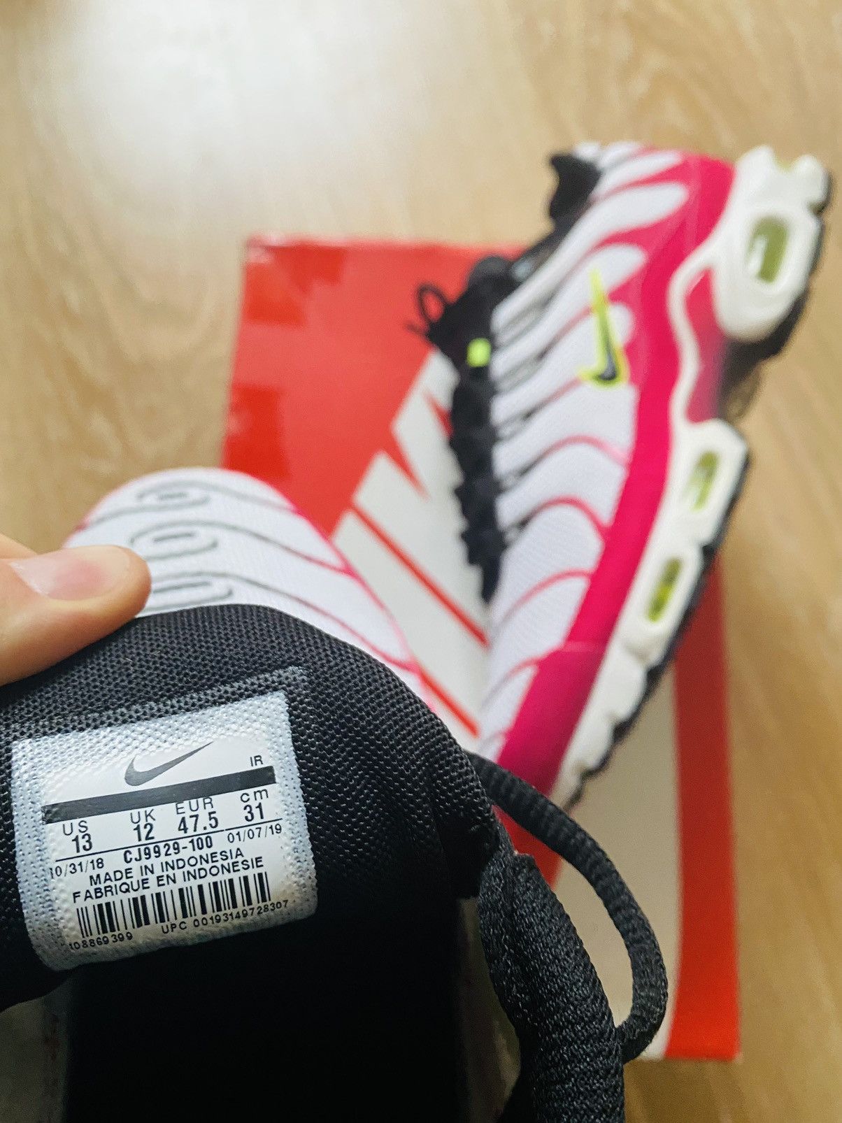 Nike × Supreme NikeLab Air Max Tn Plus 2019 Skepta Bw Size US 13 / EU 46 - 7 Thumbnail