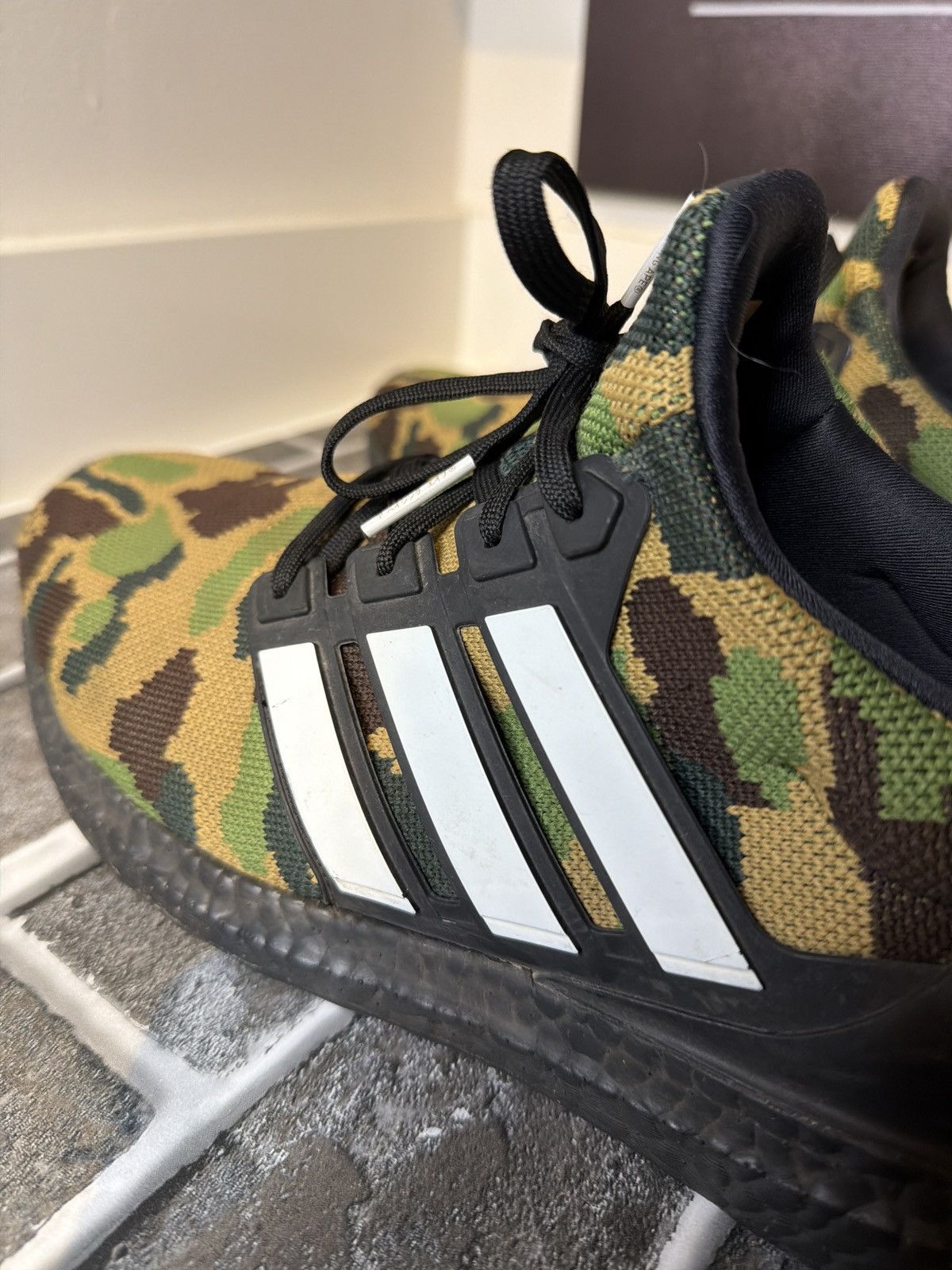 Adidas × Bape A Bathing Ape x Adidas Ultra Boost Collab Size US 11.5 / EU 44-45 - 8 Thumbnail