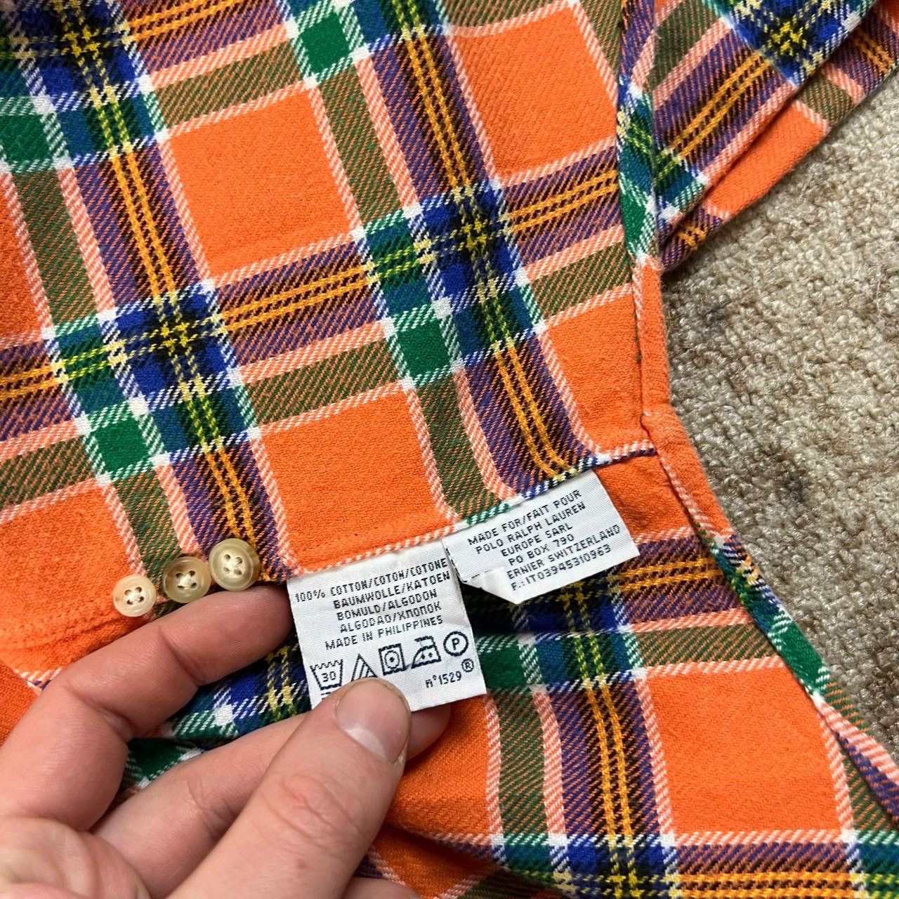 Polo Ralph Lauren Polo Ralph Lauren Vintage Plaid Flannel Button Up Shirt Size US XL / EU 56 / 4 - 6 Thumbnail