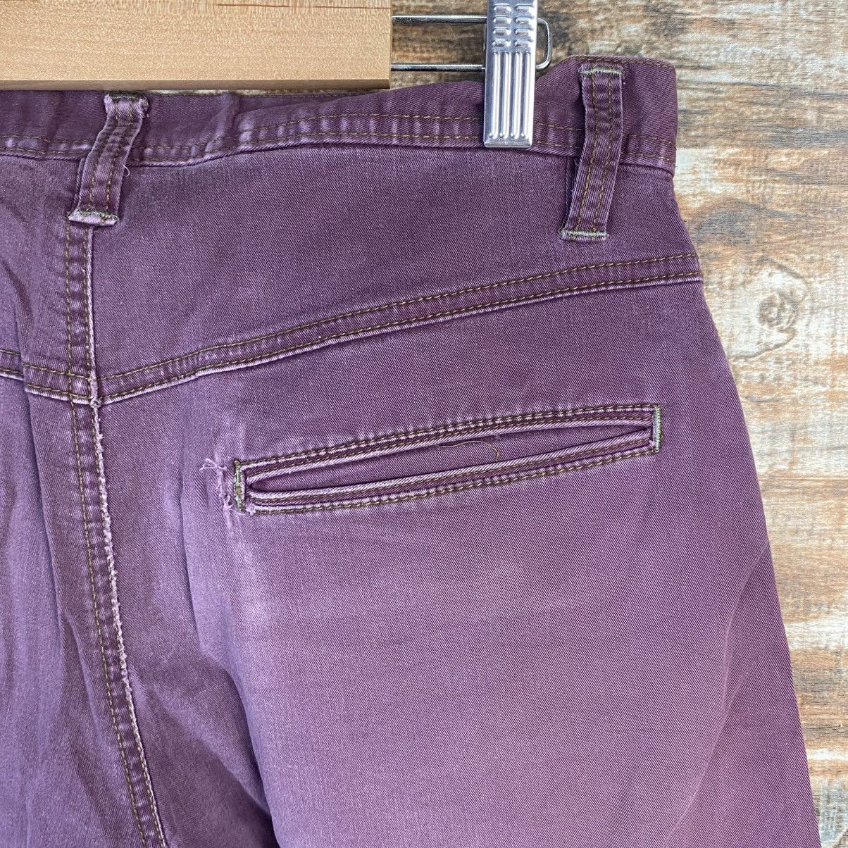 Japanese Brand DL G Ground Purple Cargo Multipocket Pants #C1001 Size US 33 - 19 Thumbnail