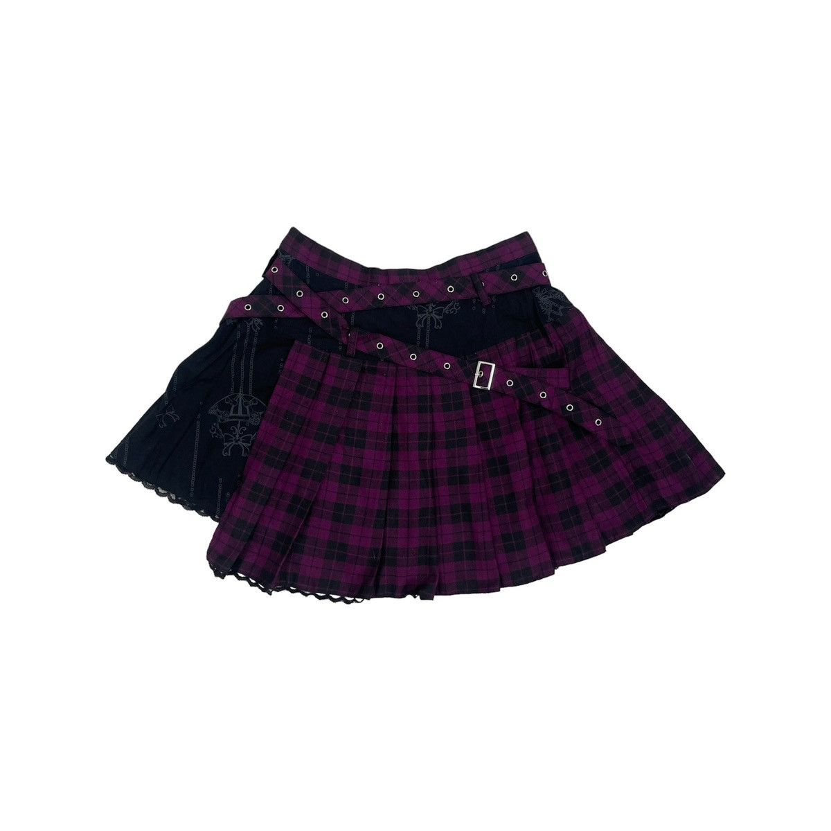 Blood Storm Mini Skirt With Removeable Pocket Punk Style