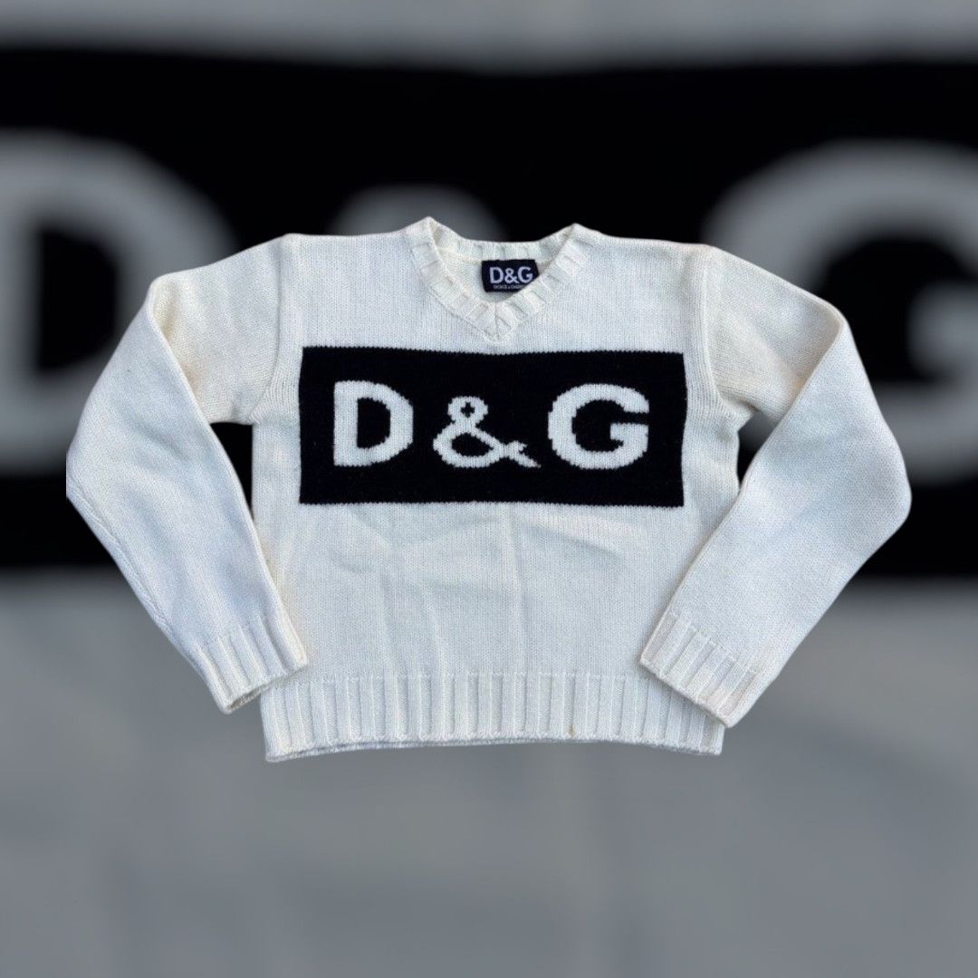 Dolce & Gabbana Vintage Dolce & Gabbana Spellout Knitwear Size S / US 4 / IT 40 - 1 Thumbnail
