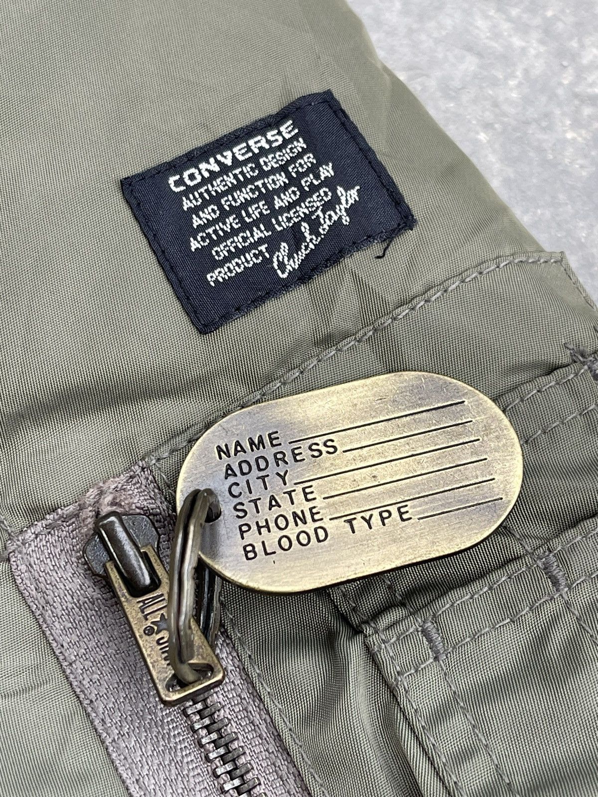 Converse 🔥Vintage Converse Ma-1 Flight Bomber Jacket Size US L / EU 52-54 / 3 - 16 Thumbnail