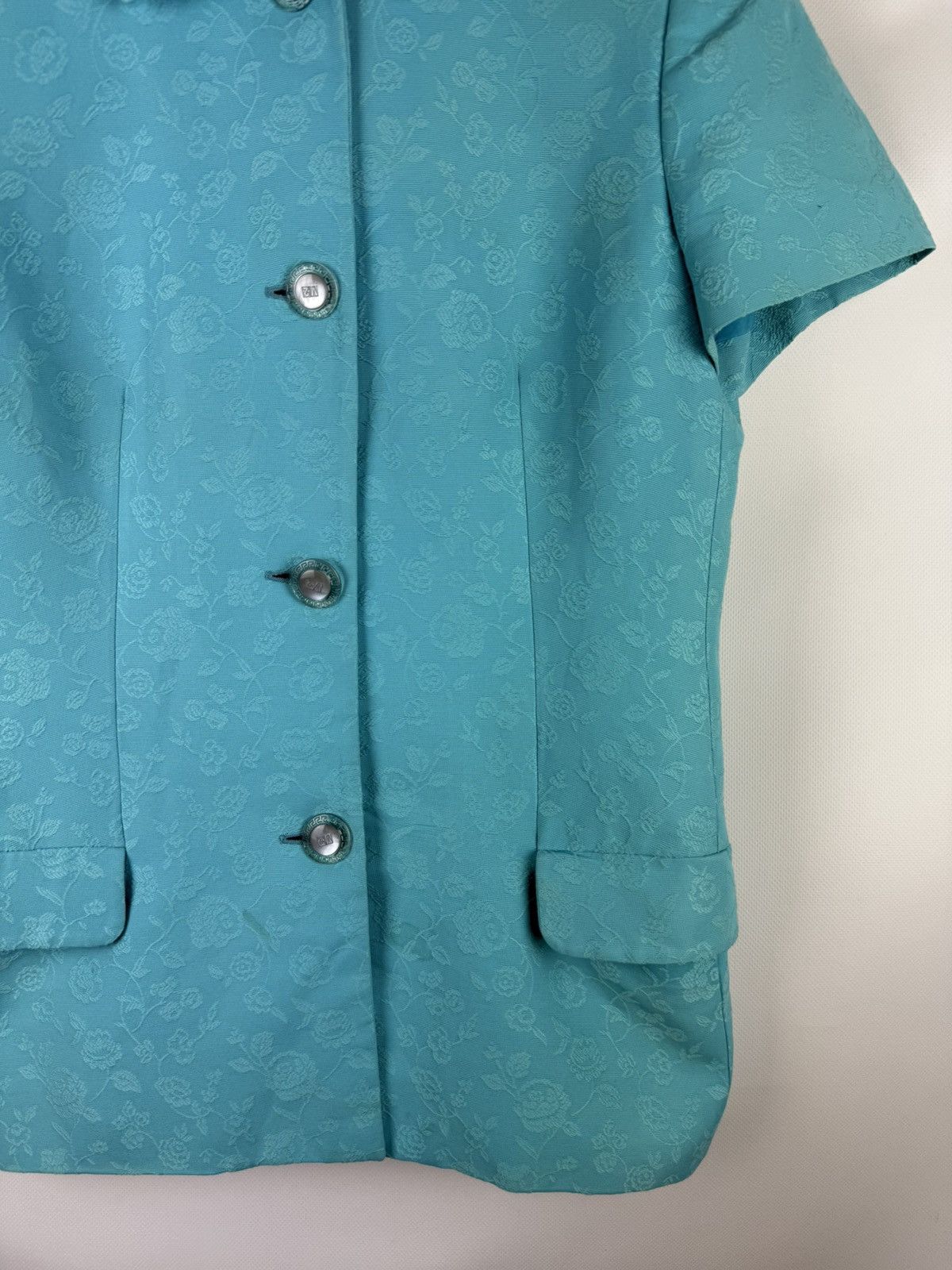 Versace Versace Classic V2 S/S VTG Japanese Floral Blazer Jacket Size M / US 6-8 / IT 42-44 - 4 Thumbnail