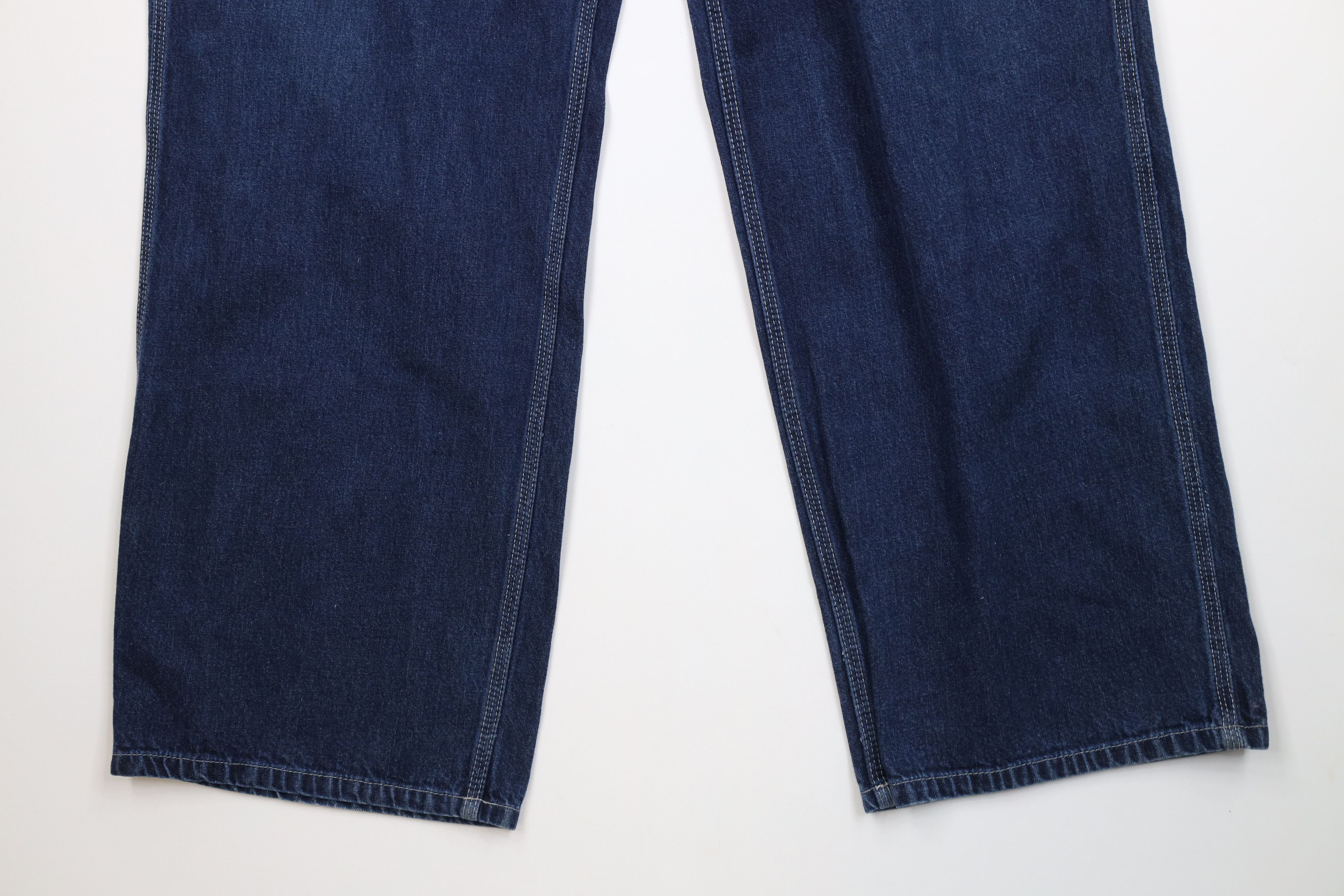 Ralph Lauren Vintage 90s Ralph Lauren Baggy Wide Leg Carpenter Jeans Blue Size US 38 / EU 54 - 4 Thumbnail