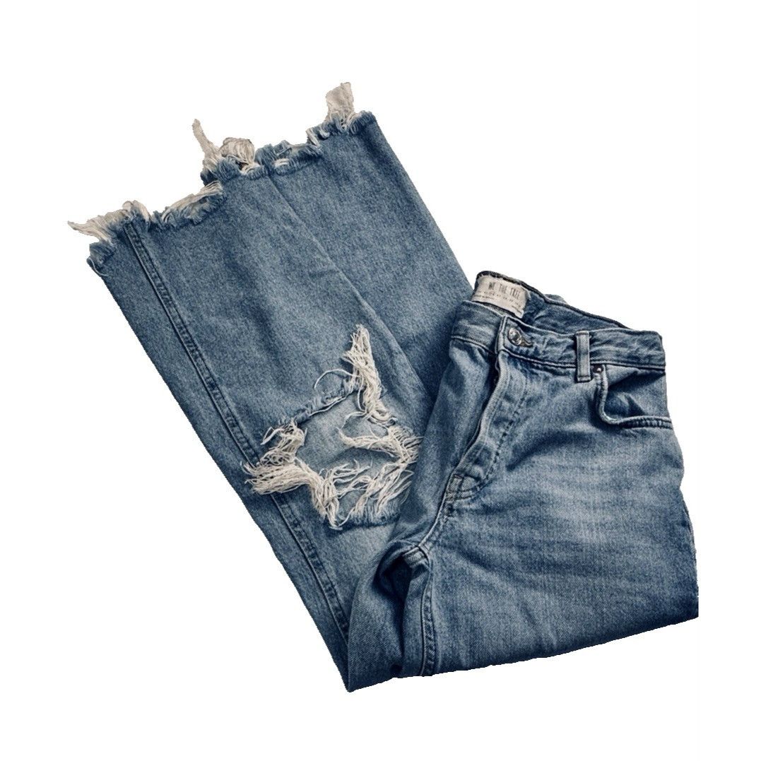 Free People We The Free By. Free People Ripped Jeans Womens 26 Blue Stra Size 26" / US 2 / IT 38 - 12 Thumbnail