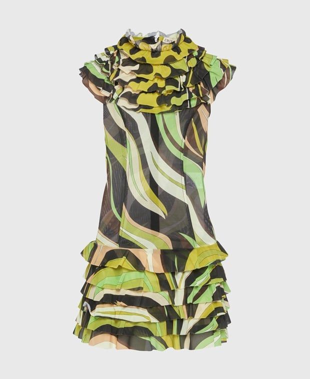 Emilio Pucci Ruffle dress Size XS / US 0-2 / IT 36-38 - 1 Thumbnail