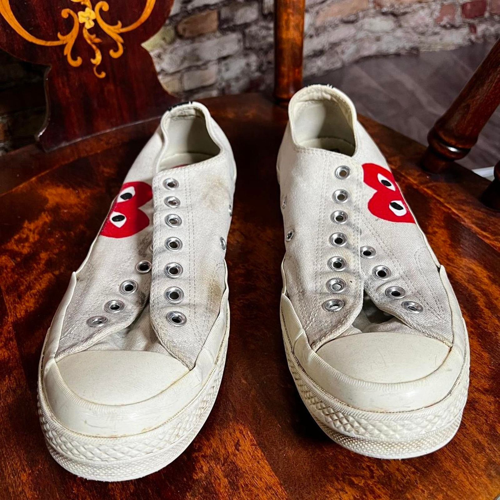 Converse Converse x PLAY Comme des Garçons Chuck 70 Size US 10.5 / EU 43-44 - 2 Thumbnail