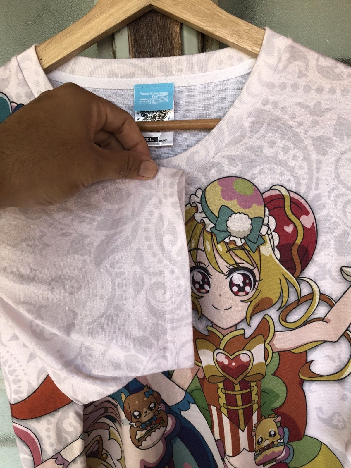 Anime Vintage Cospa Anime Delicious Party Pretty Cure Double Tee Size US XL / EU 56 / 4 - 4 Thumbnail