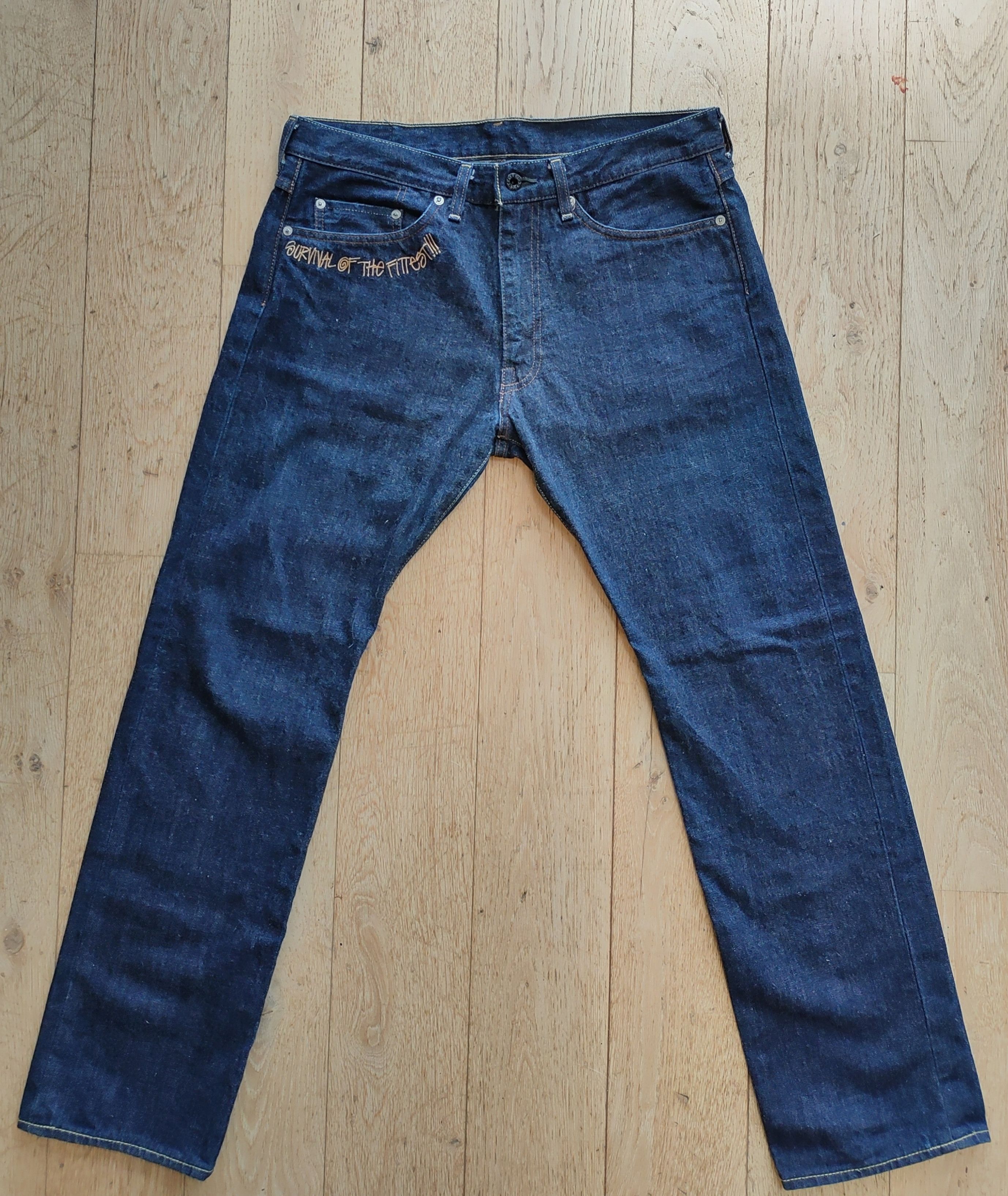 Bape × Stussy Rare Bape x Stussy Collaboration Jeans Size US 33 - 2 Thumbnail
