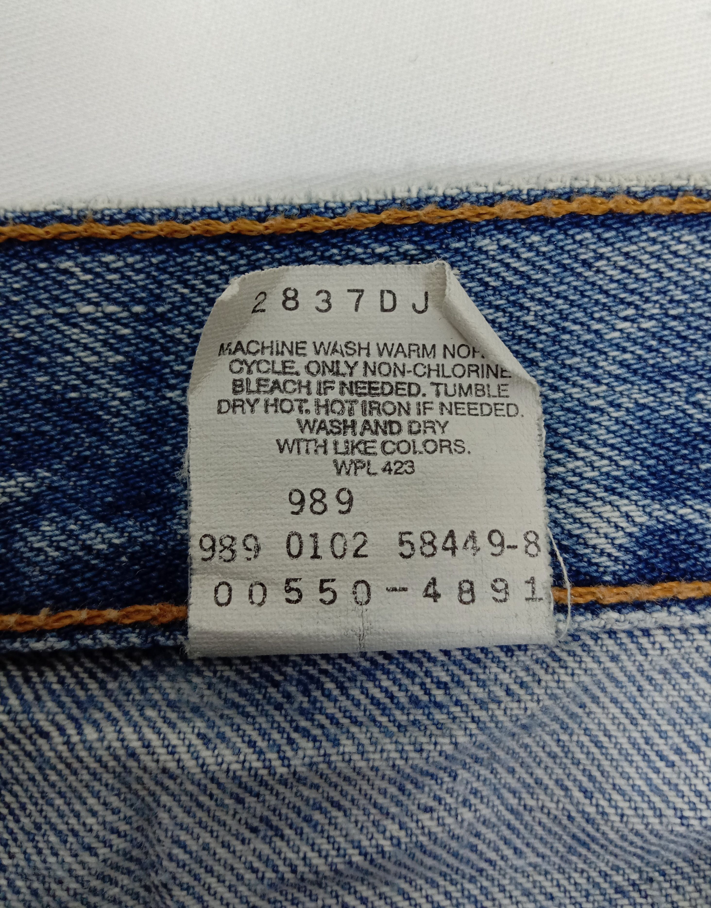 Levi's Vintage Levi's 550 Jeans Blue Wash Distressed Denim Size US 32 / EU 48 - 12 Thumbnail
