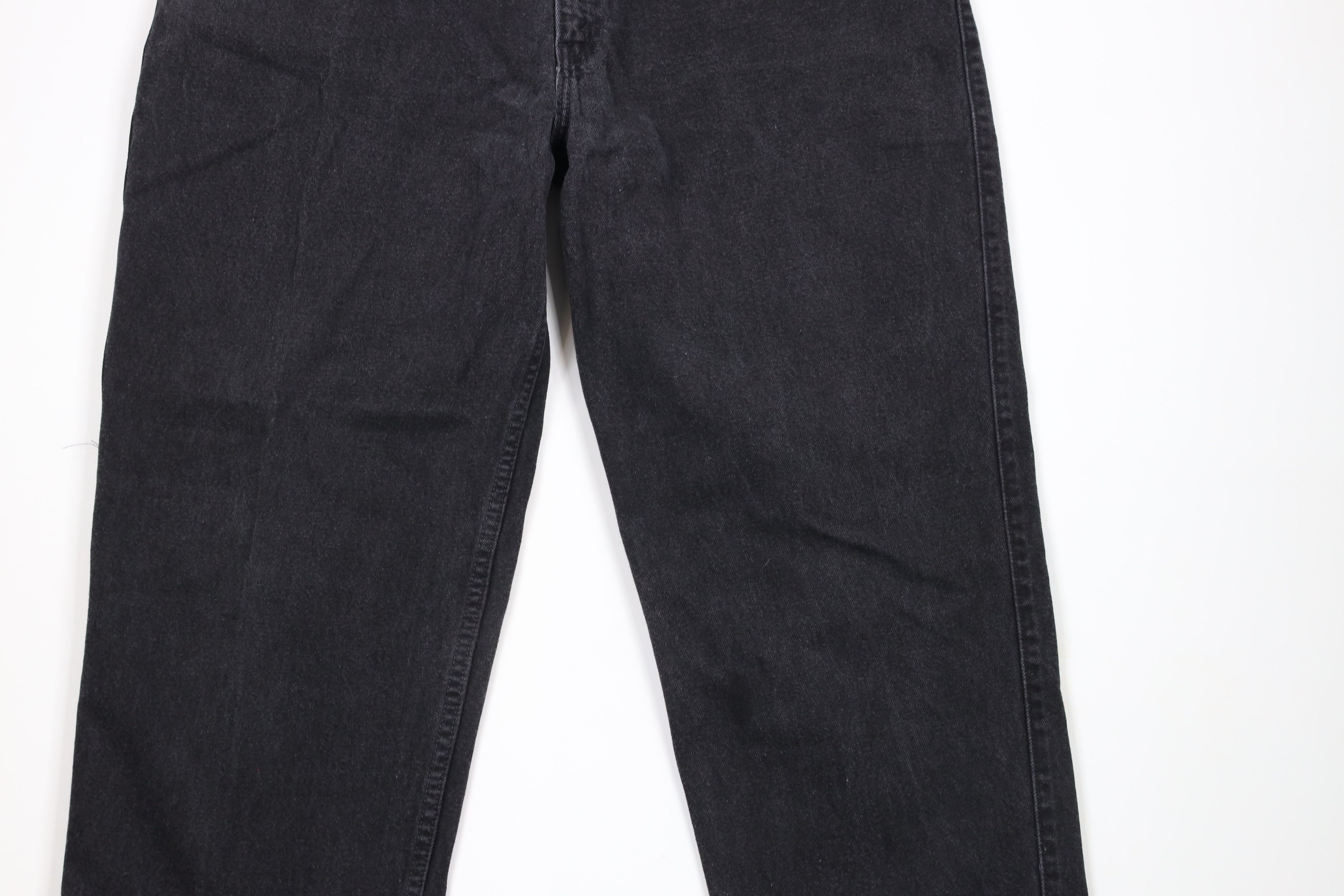 Levi's × Vintage Vintage 90s Levis 545 Loose Fit Denim Jeans Black Cotton Size US 38 / EU 54 - 3 Thumbnail