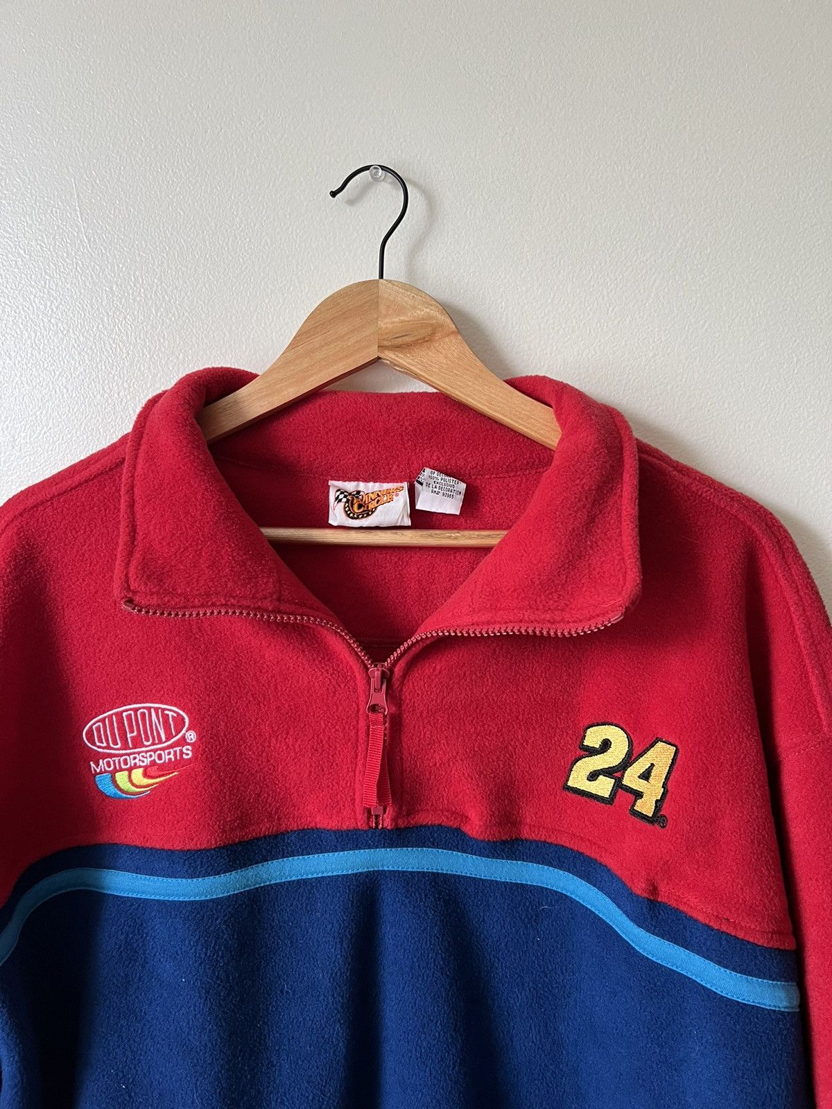 Vintage × Winners Circle Jeff Gordon Quarter Zip Fleece Size US L / EU 52-54 / 3 - 2 Thumbnail