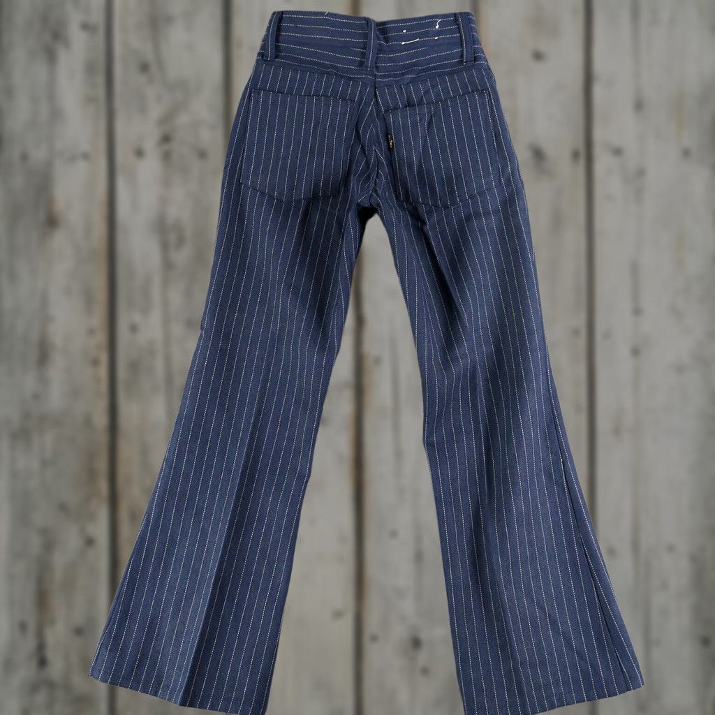 Levi's VINTAGE Levi's Big E Students Sta-Prest Striped Flare Slacks 21x23 Made USA Levi's Shirt Pants Mens Size ONE SIZE - 1 Thumbnail