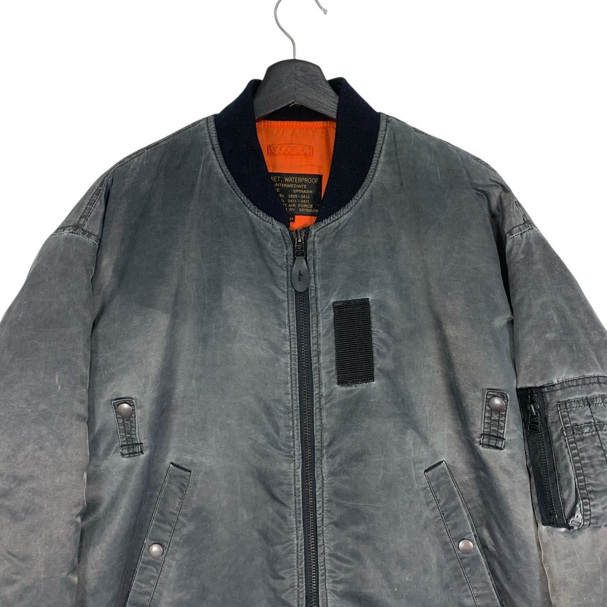 Japanese Brand SPINAH MA-1 Flight Bomber Military Pilot Streetwear Jacket Size US L / EU 52-54 / 3 - 3 Thumbnail