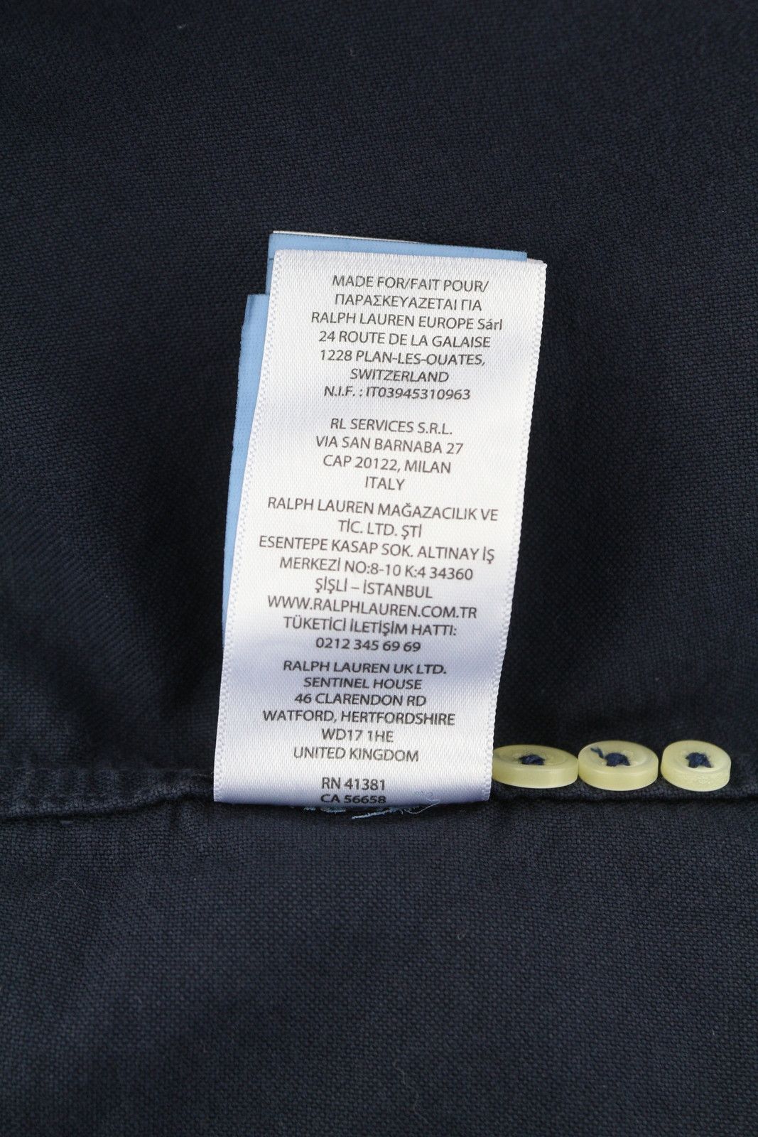 Ralph Lauren CORE REPLEN M Blue Button-Down Slim Fit Shirt 86992 Size US M / EU 48-50 / 2 - 13 Thumbnail