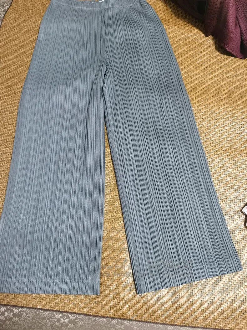 Issey Miyake Issey Miyake Gray Pleated Pants Size 25" / US 0 / IT 36 - 2 Thumbnail